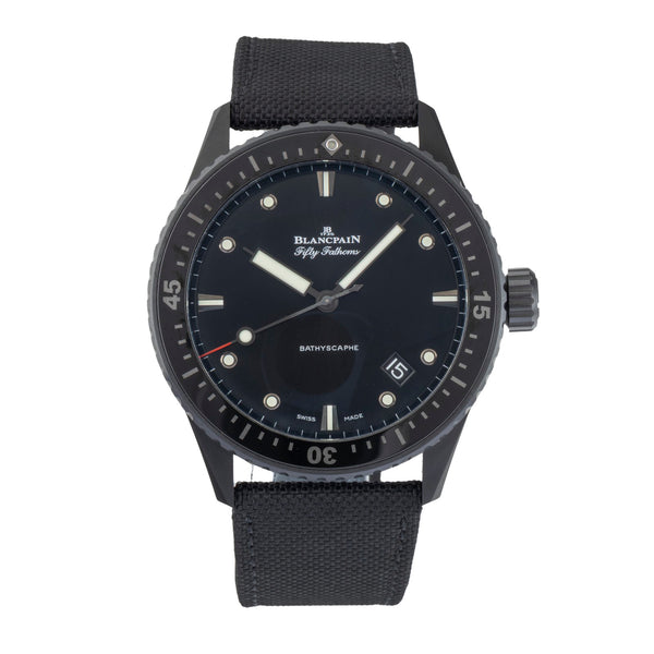 Blancpain Fifty Fathoms ceramic automatic men's watch 5000-0130-B52A LP: 14700EUR  [2601950]