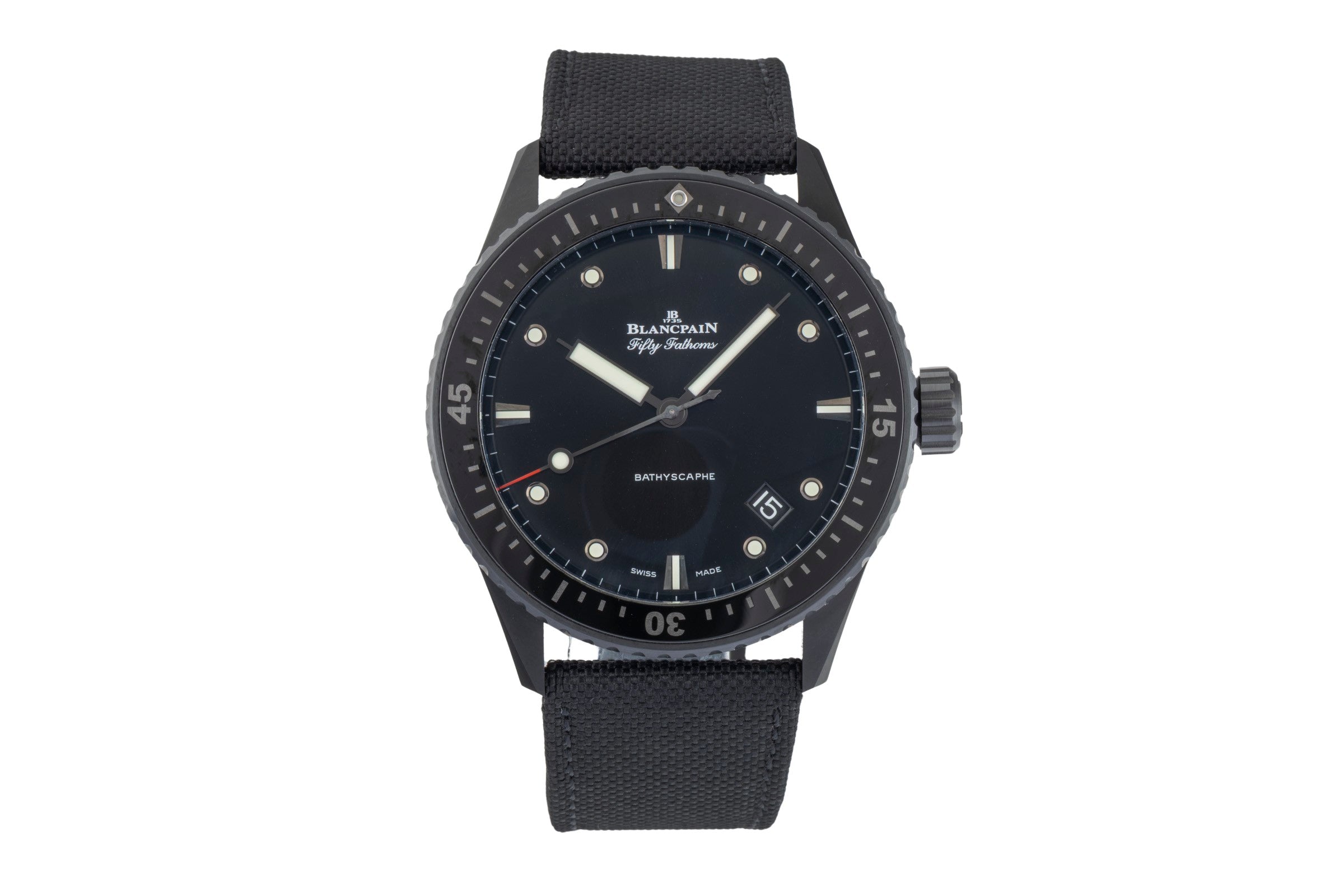 Blancpain Fifty Fathoms ceramica automatismo orologio da uomo 5000-0130-B52A LP: 14700EUR  [2601950]