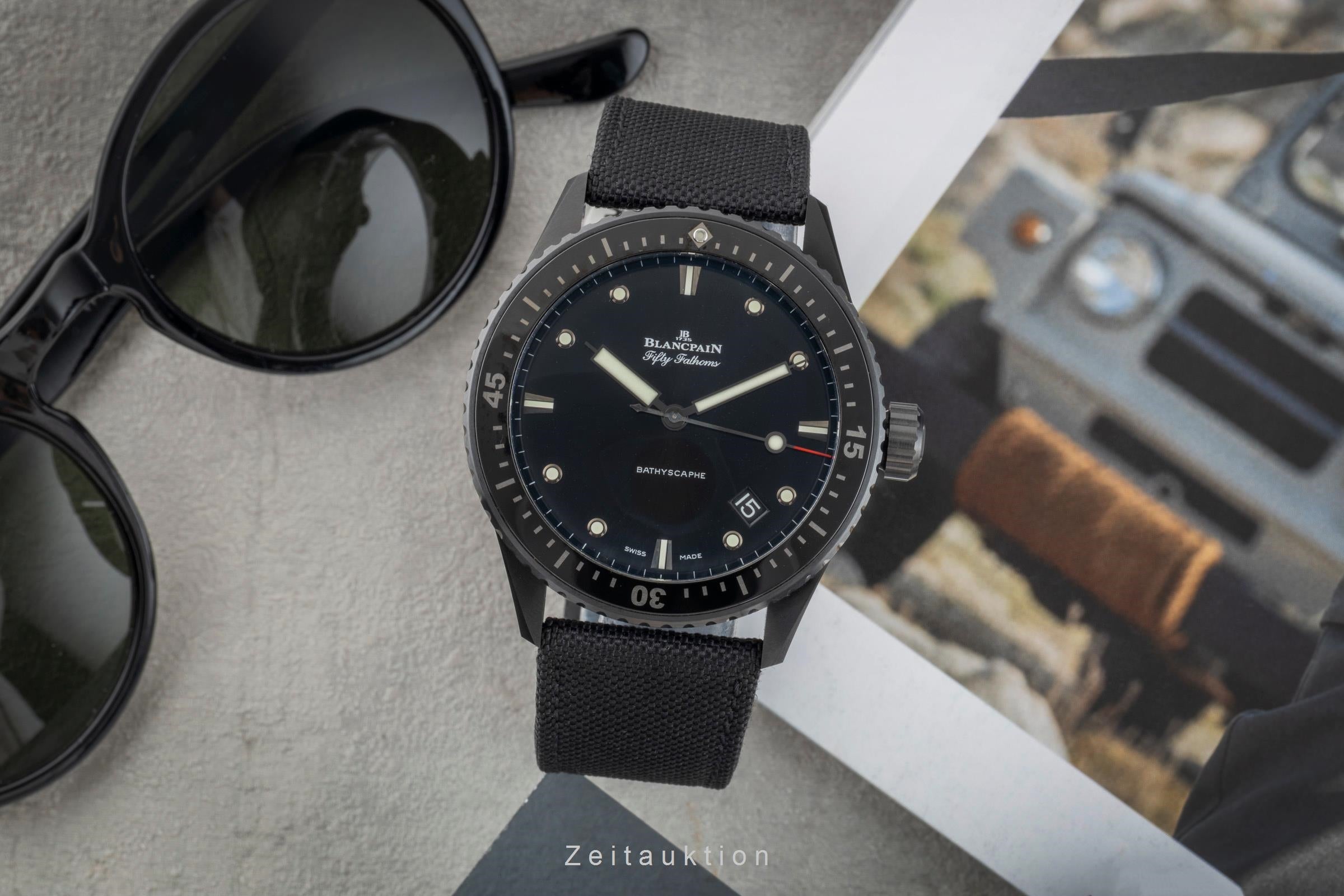 Blancpain Fifty Fathoms ceramic automatic men's watch 5000-0130-B52A LP: 14700EUR  [2601950]