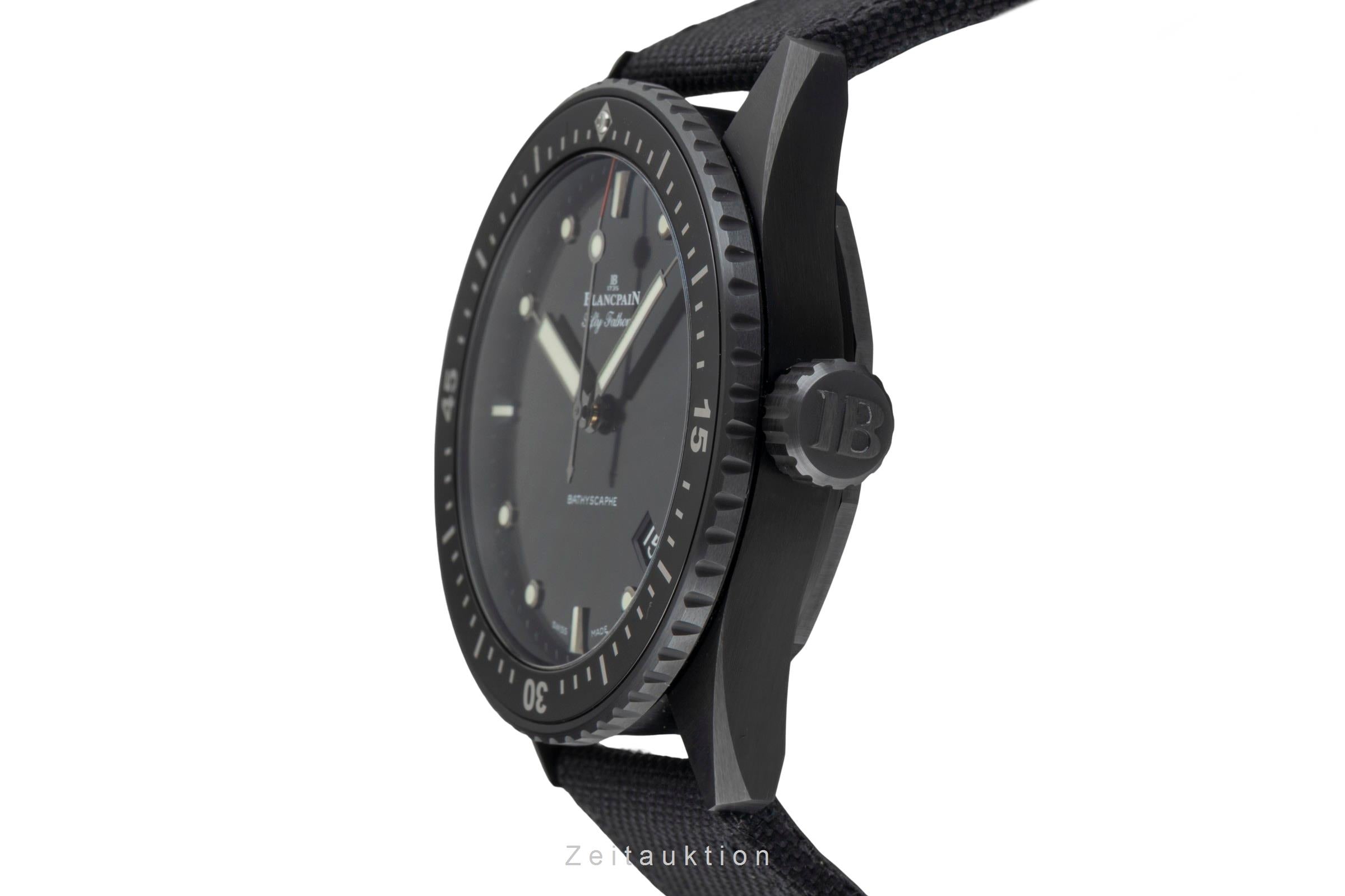 Blancpain Fifty Fathoms ceramic automatic men's watch 5000-0130-B52A LP: 14700EUR  [2601950]