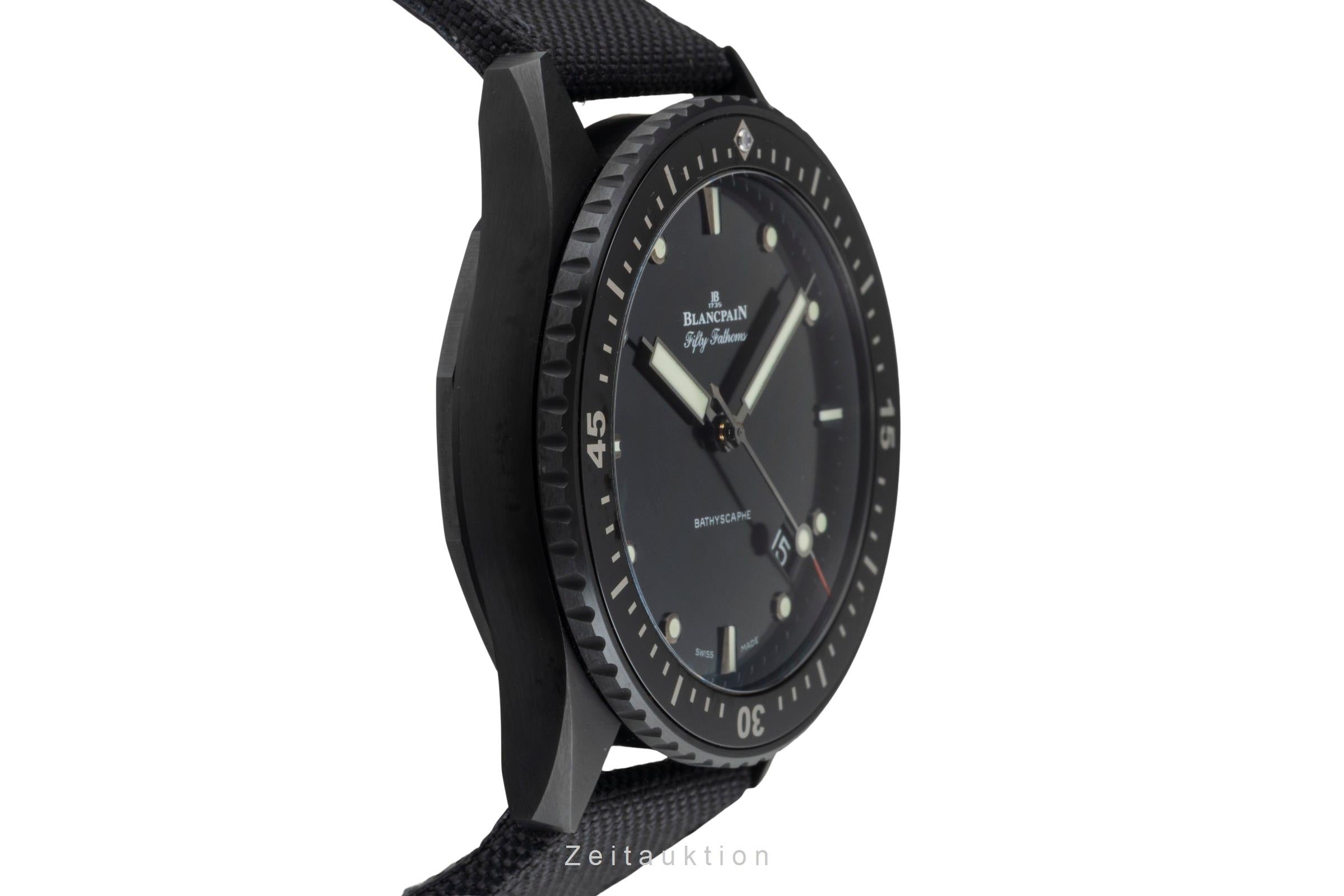Blancpain Fifty Fathoms ceramic automatic men's watch 5000-0130-B52A LP: 14700EUR  [2601950]