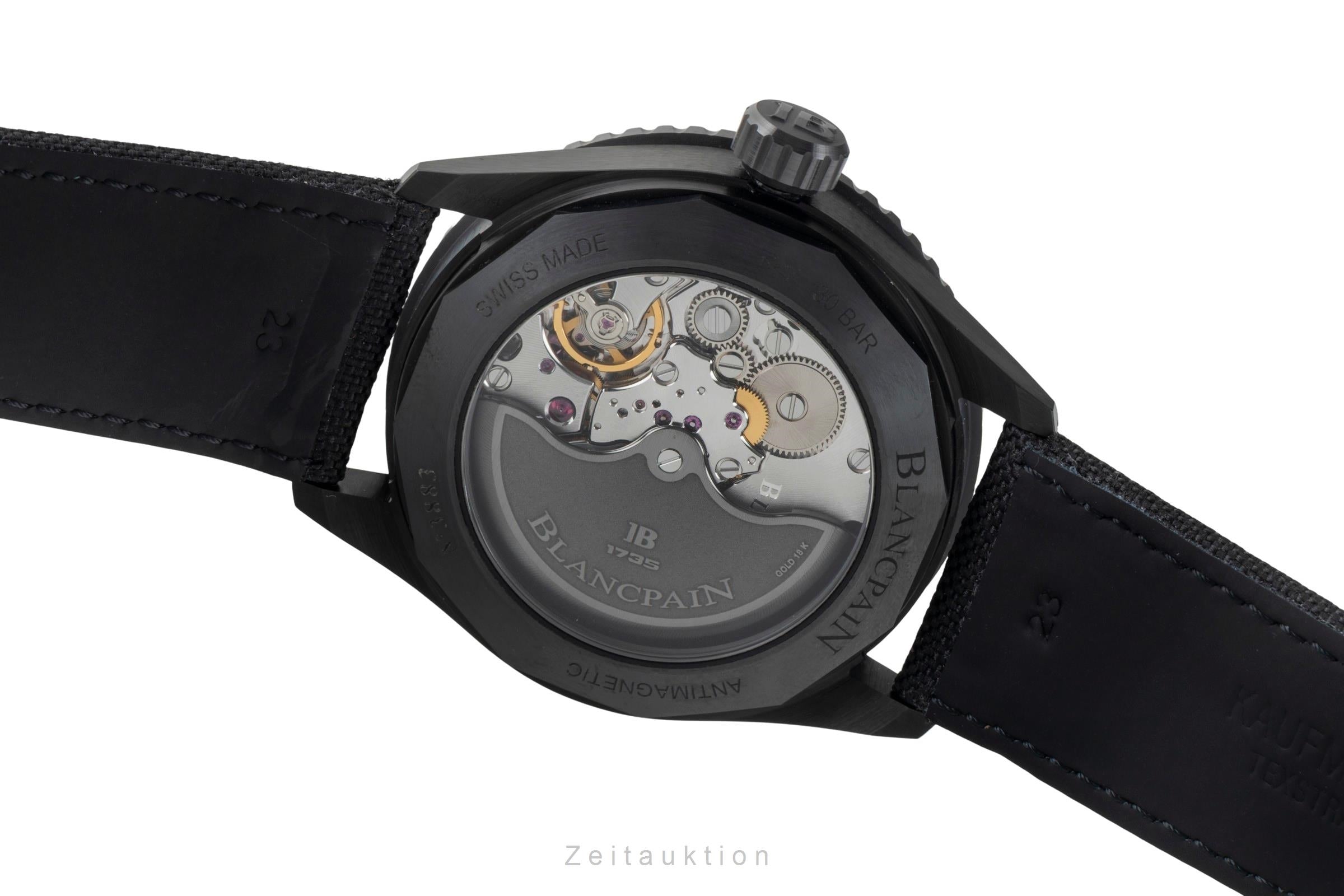Blancpain Fifty Fathoms ceramic automatic men's watch 5000-0130-B52A LP: 14700EUR  [2601950]
