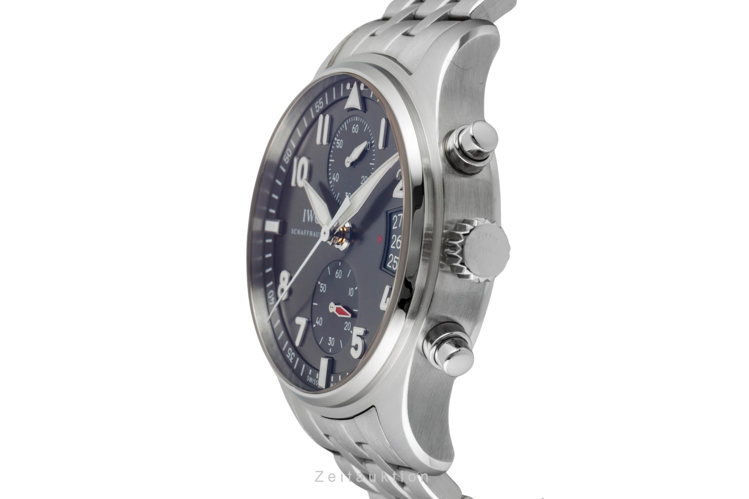 IWC Fliegerchronograph cronógrafo acero automático reloj para caballeros IW387804 LP: 8800EUR  [2601951]