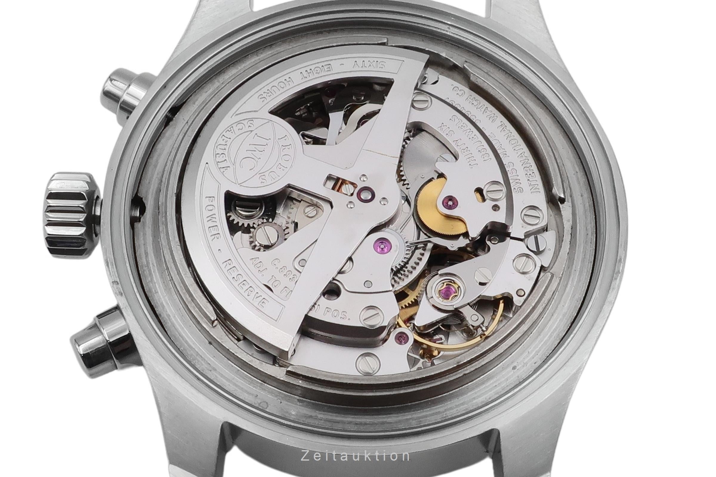 IWC Fliegerchronograph cronógrafo acero automático reloj para caballeros IW387804 LP: 8800EUR  [2601951]