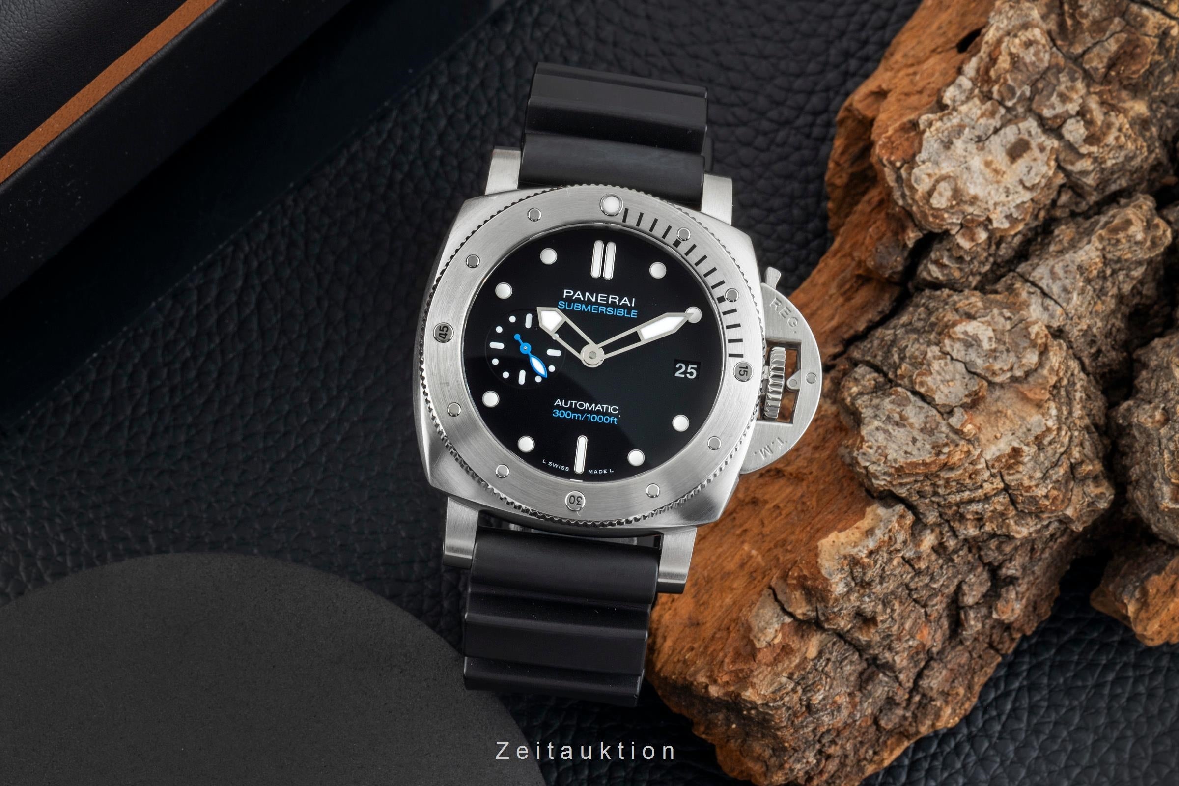 Panerai Submersible acier automatique montre pour hommes PAM00973 LP: 9700EUR  [2601954]