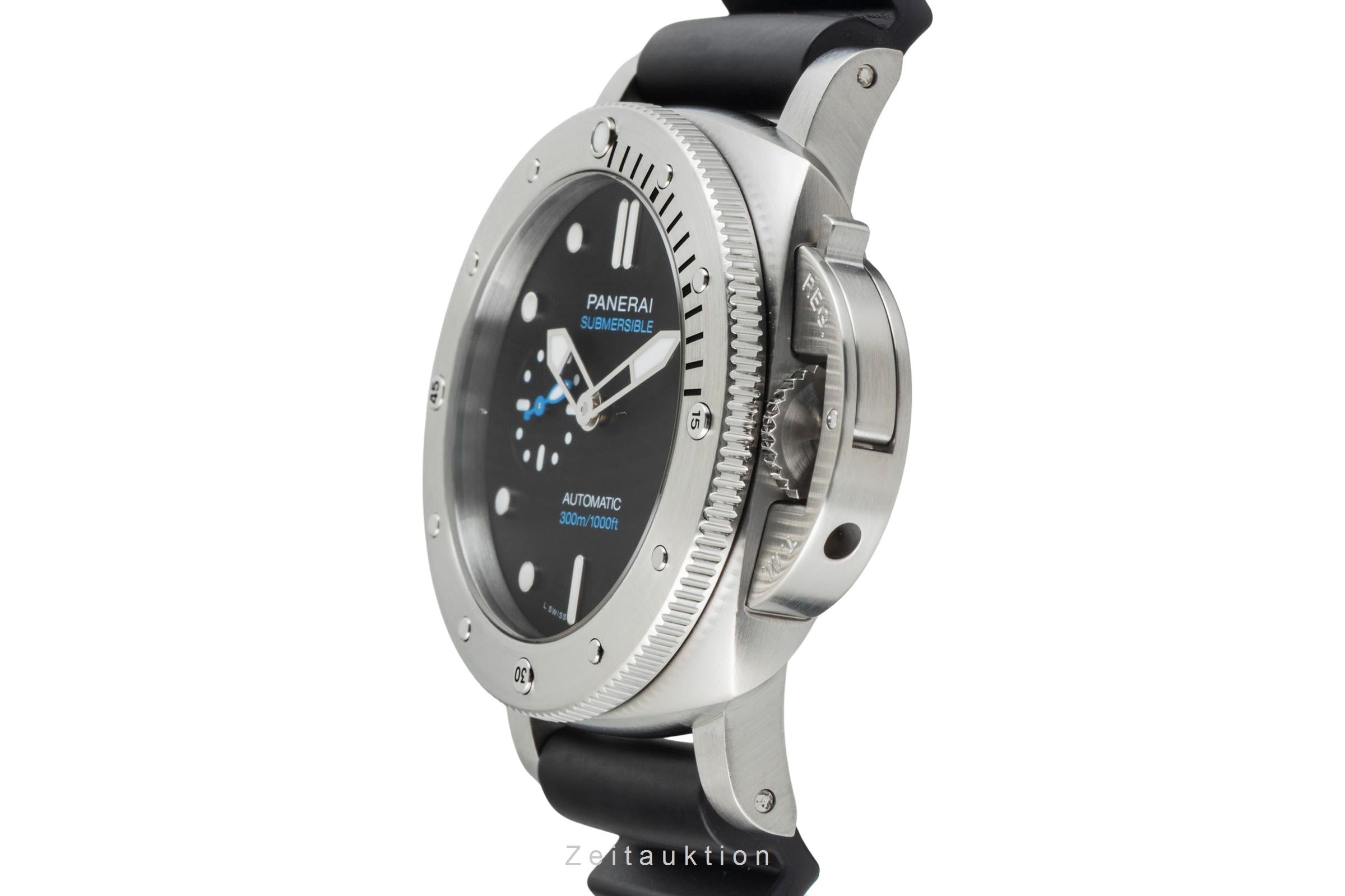 Panerai Submersible acier automatique montre pour hommes PAM00973 LP: 9700EUR  [2601954]