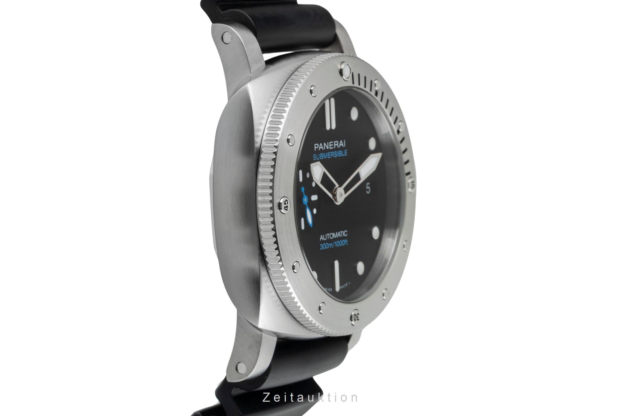 Panerai Submersible acier automatique montre pour hommes PAM00973 LP: 9700EUR  [2601954]