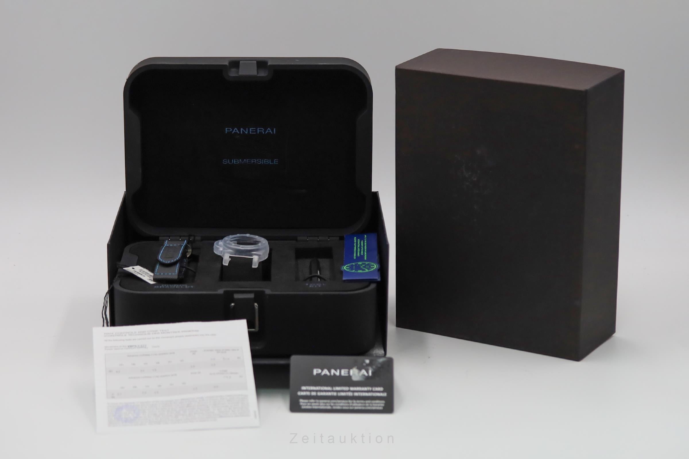 Panerai Submersible acier automatique montre pour hommes PAM00973 LP: 9700EUR  [2601954]