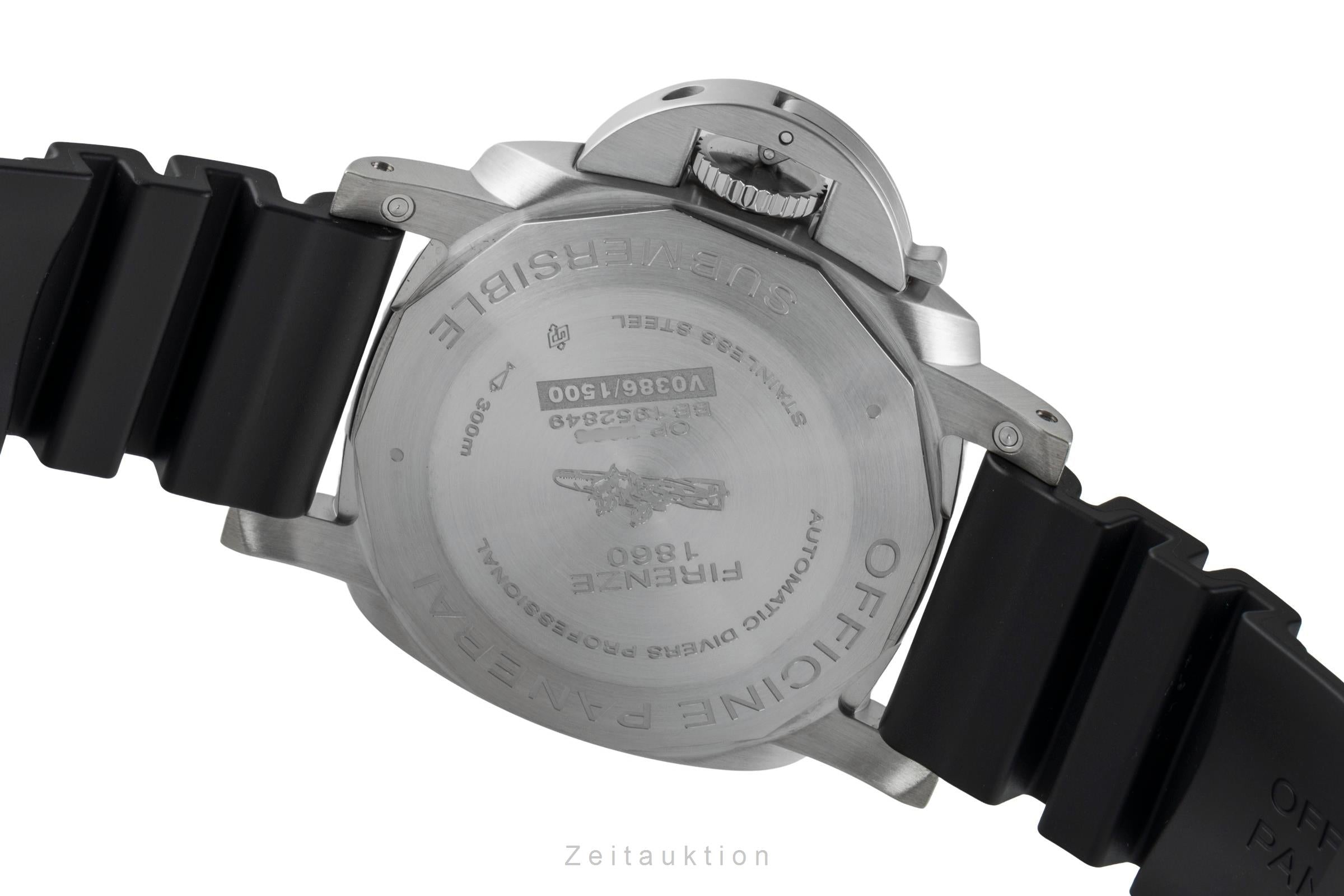 Panerai Submersible acier automatique montre pour hommes PAM00973 LP: 9700EUR  [2601954]