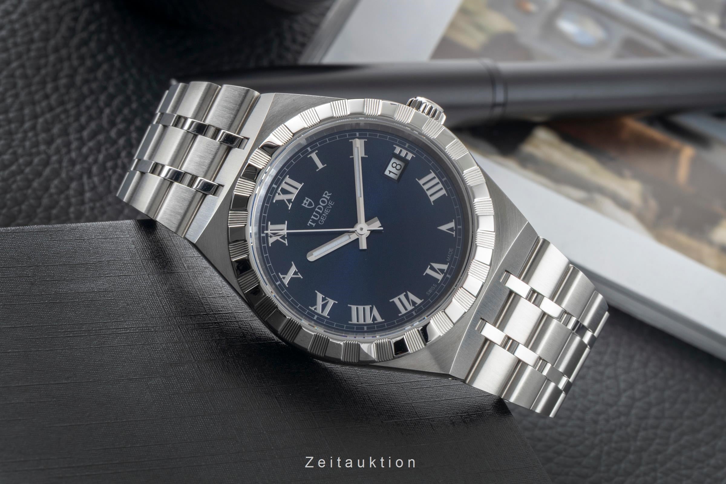 Tudor Royal acero automático reloj para caballeros 28500-0005 LP: 3110EUR  [2601957]