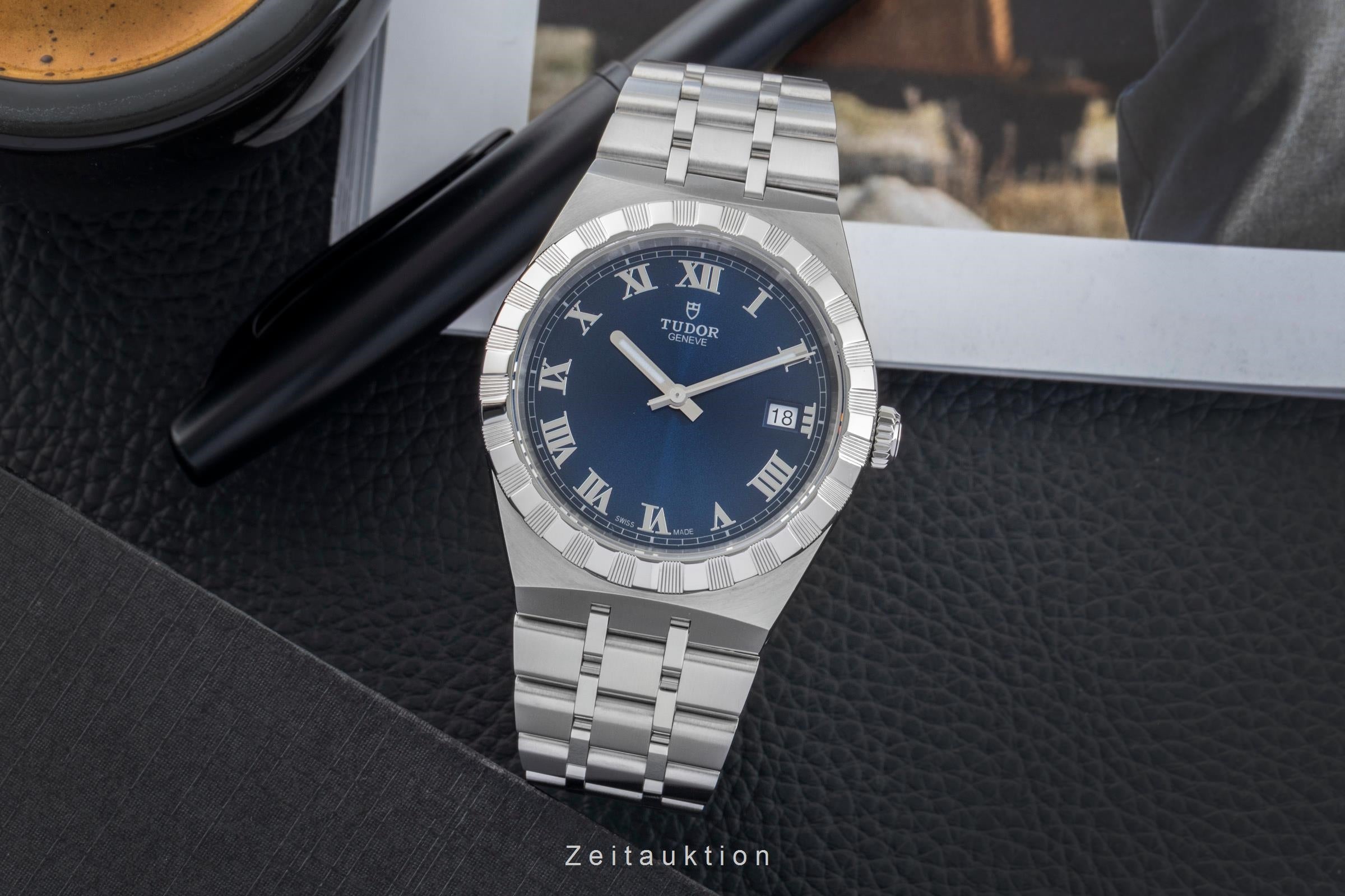 Tudor Royal acero automático reloj para caballeros 28500-0005 LP: 3110EUR  [2601957]