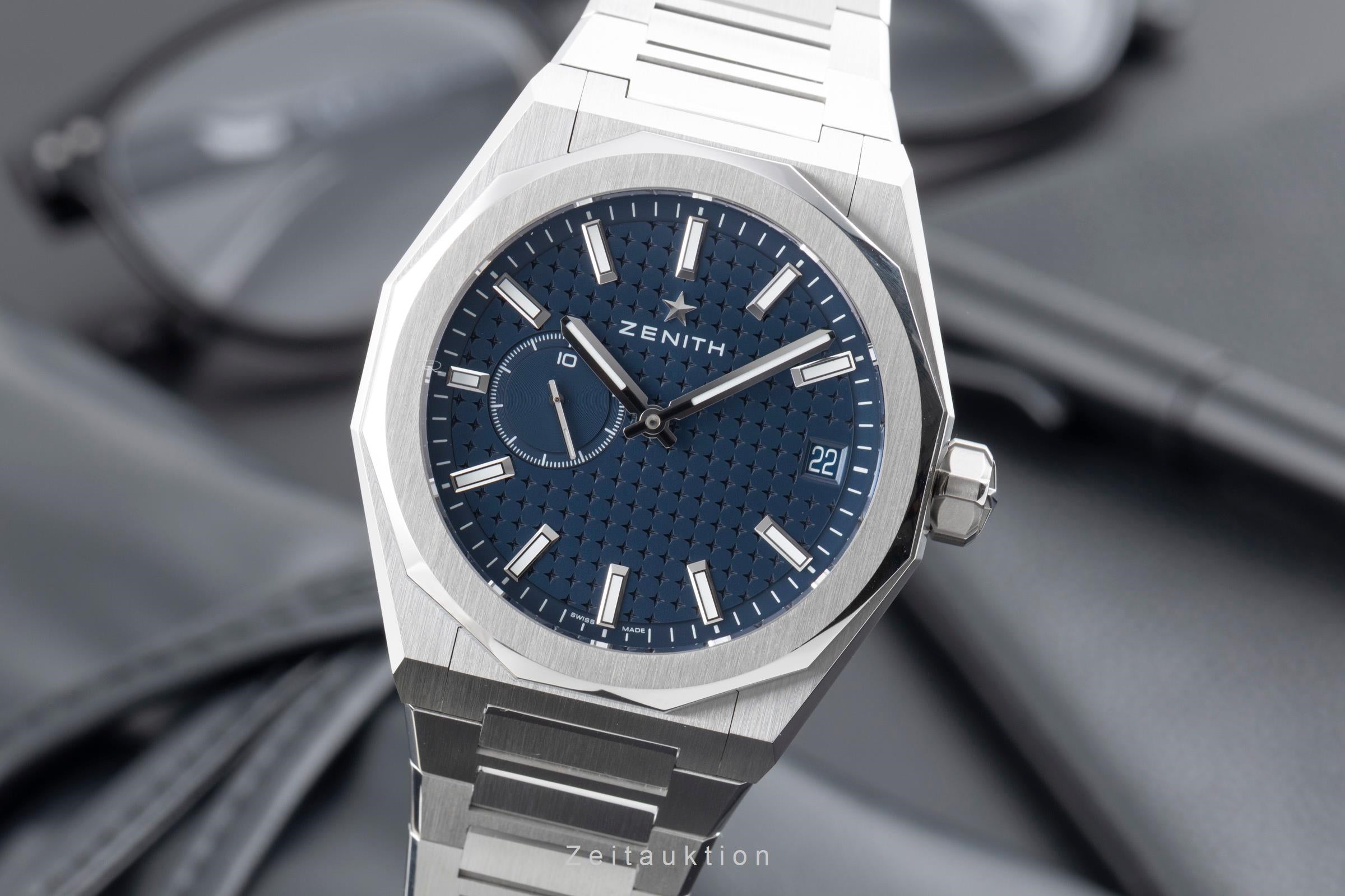 Zenith Defy Skyline Stahl Automatik Herrenuhr Ref. 03.9300.3620/51.I001 B&P 2022 [2601962]