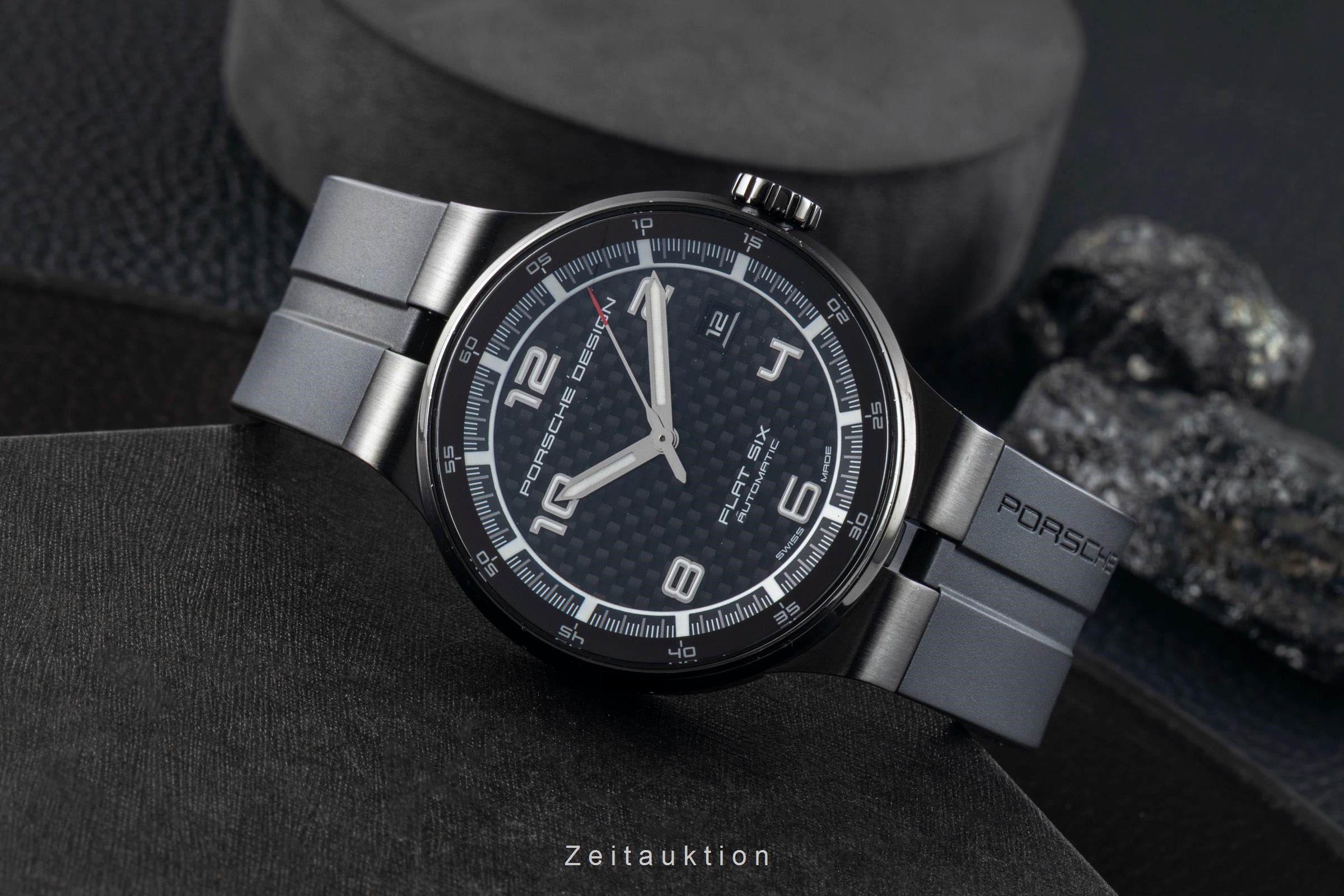 Porsche Design Flat Six acero automático reloj para caballeros 635143041254  [2601963]