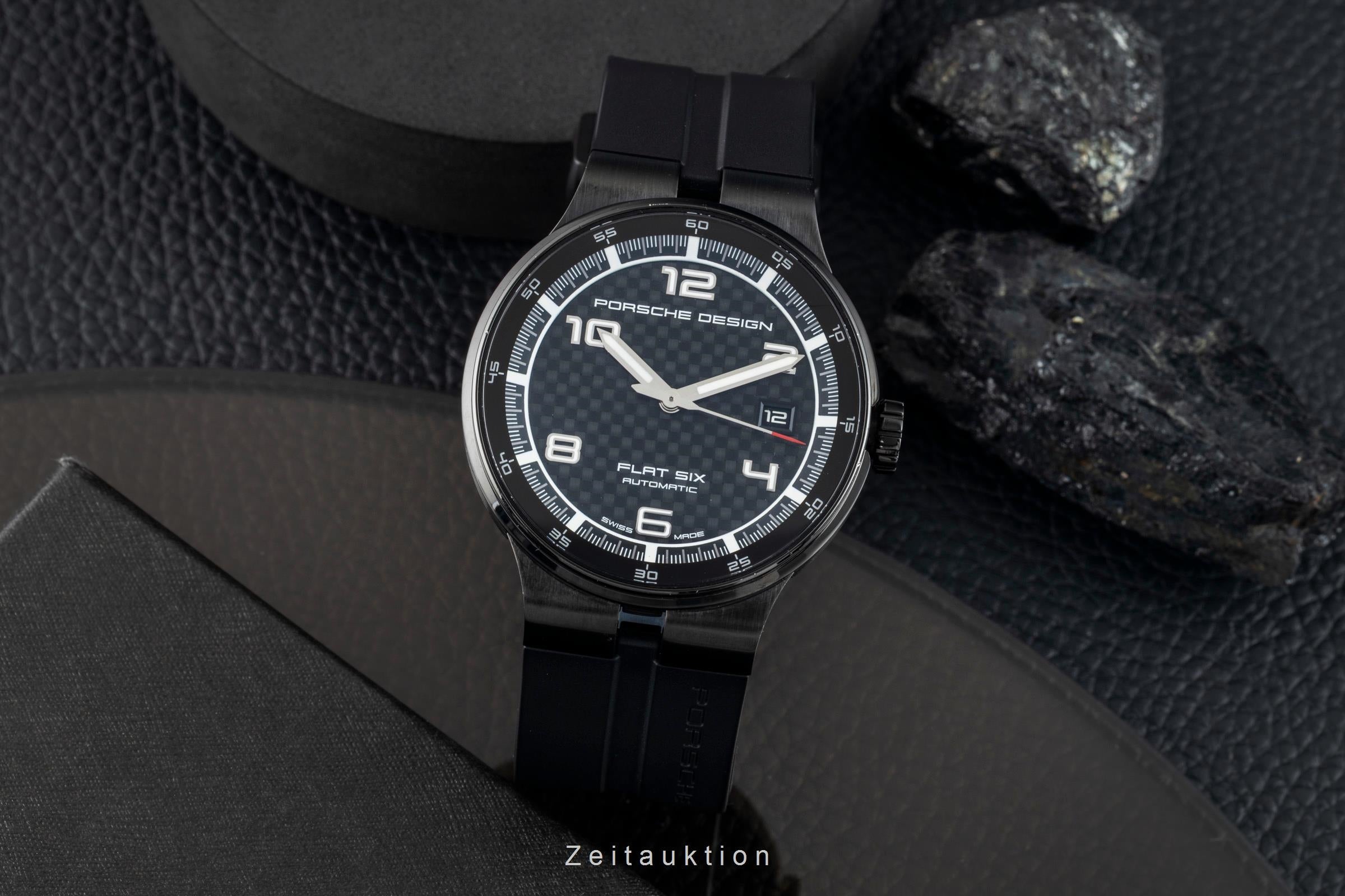 Porsche Design Flat Six acero automático reloj para caballeros 635143041254  [2601963]