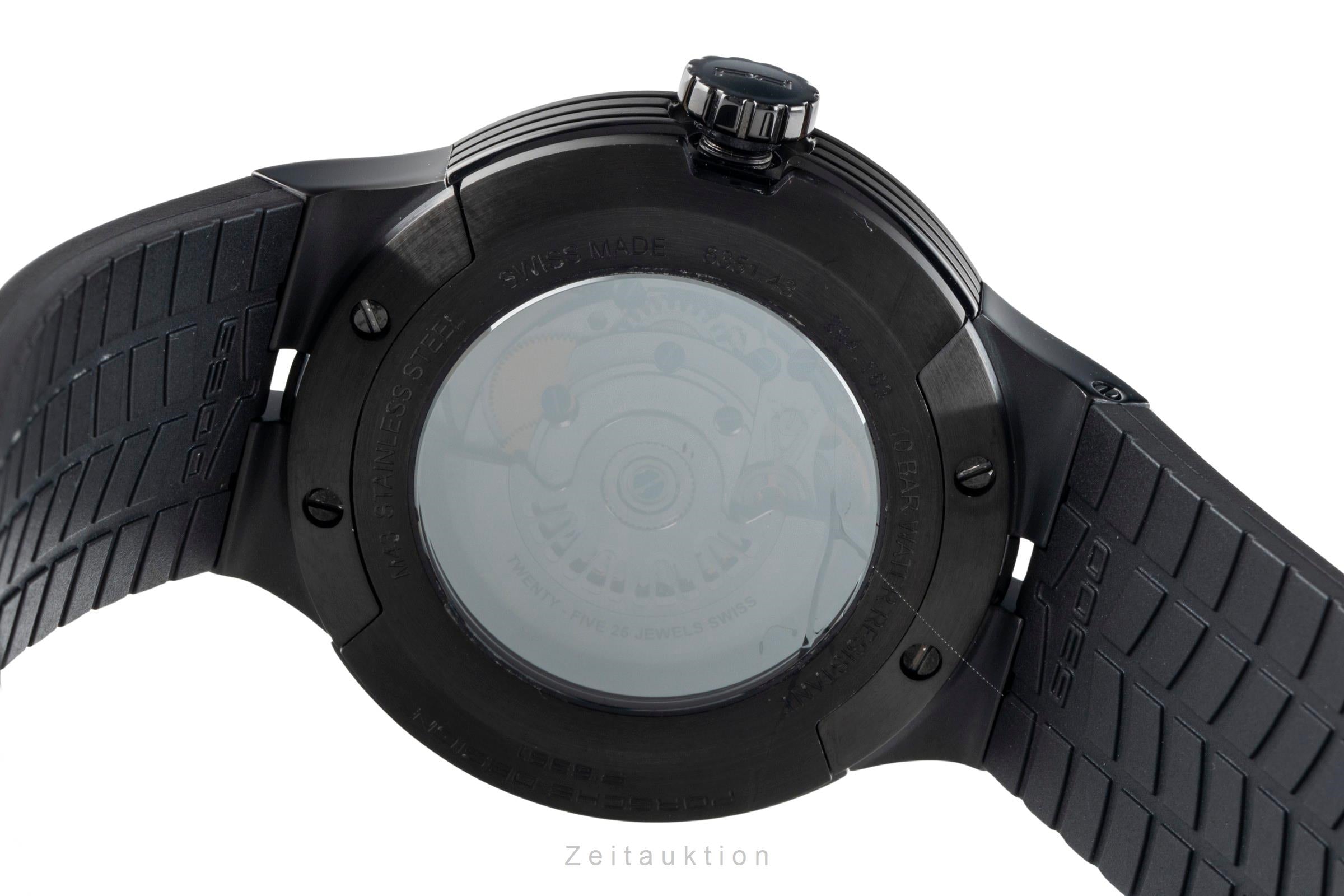 Porsche Design Flat Six acero automático reloj para caballeros 635143041254  [2601963]