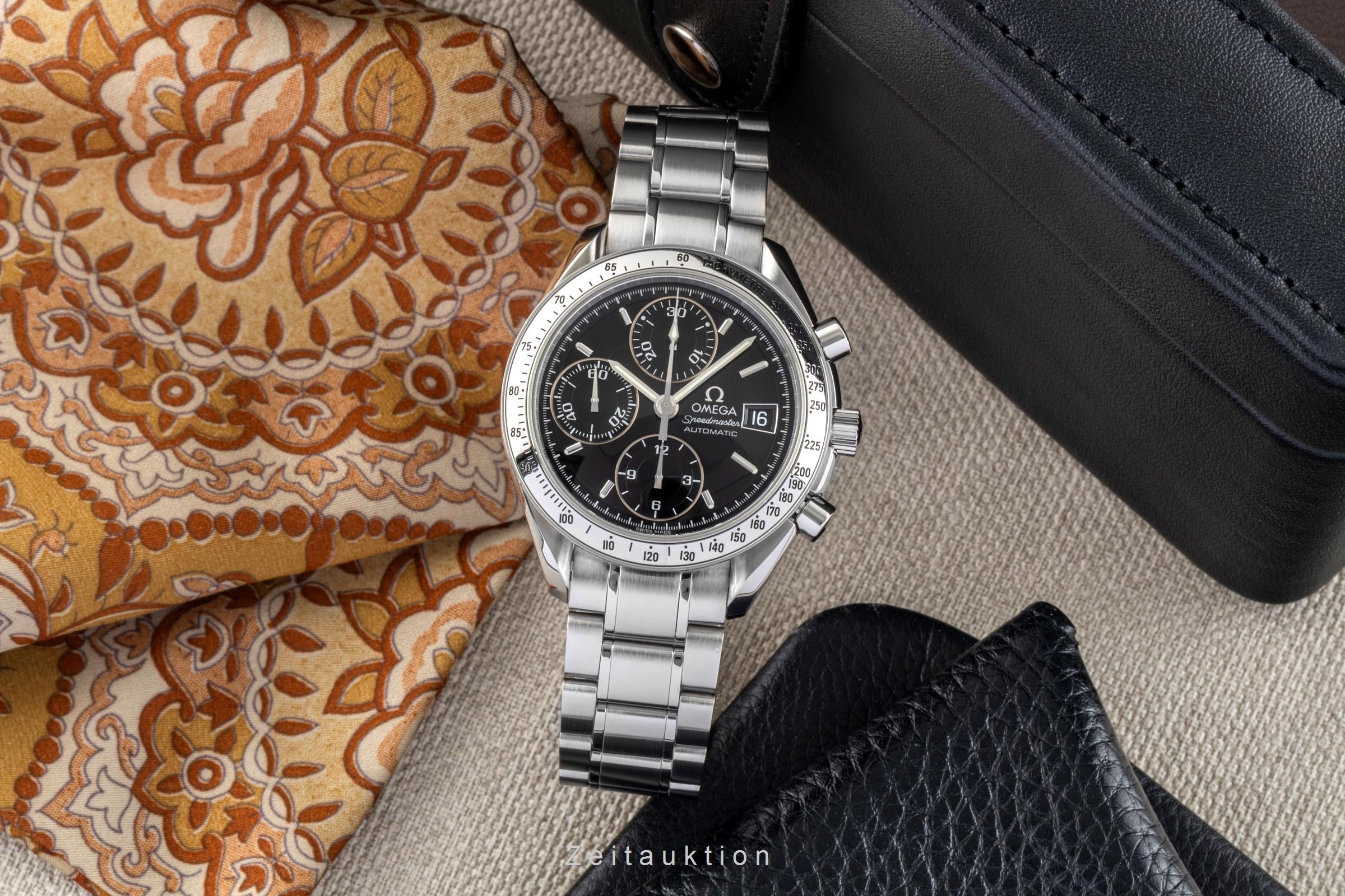 Omega Speedmaster Date chronograph steel automatic Kal. 1152 Ref