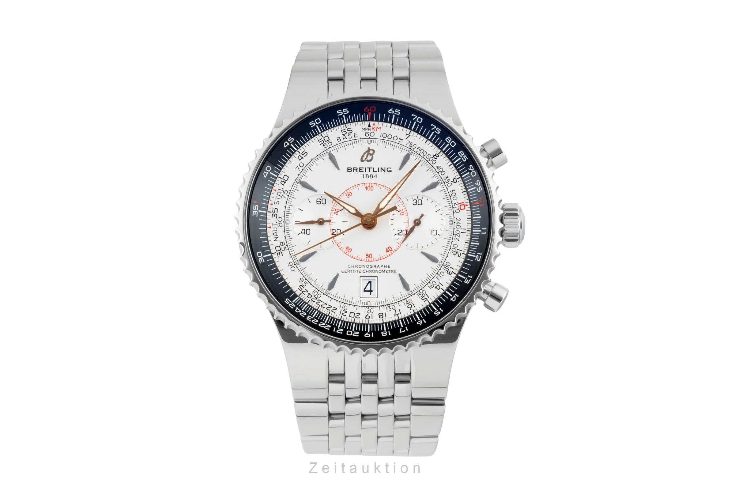 Breitling Montbrillant chronograph steel automatic Kal. B23 Ref
