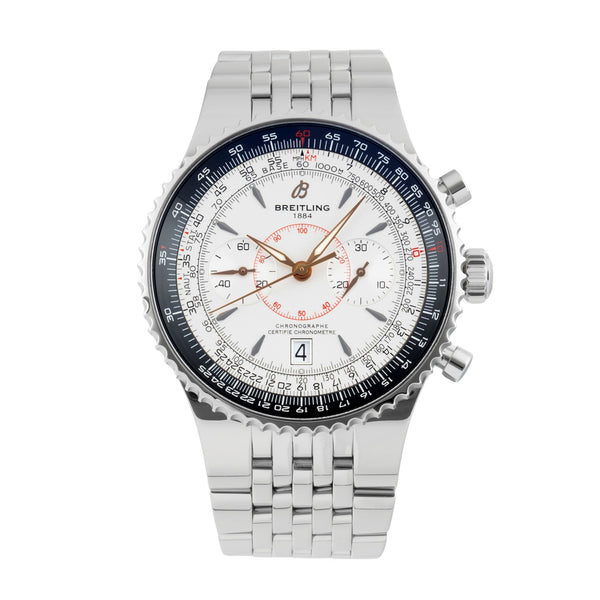 Breitling Montbrillant cronografo acciaio automatismo orologio da uomo A23340  [2601969]
