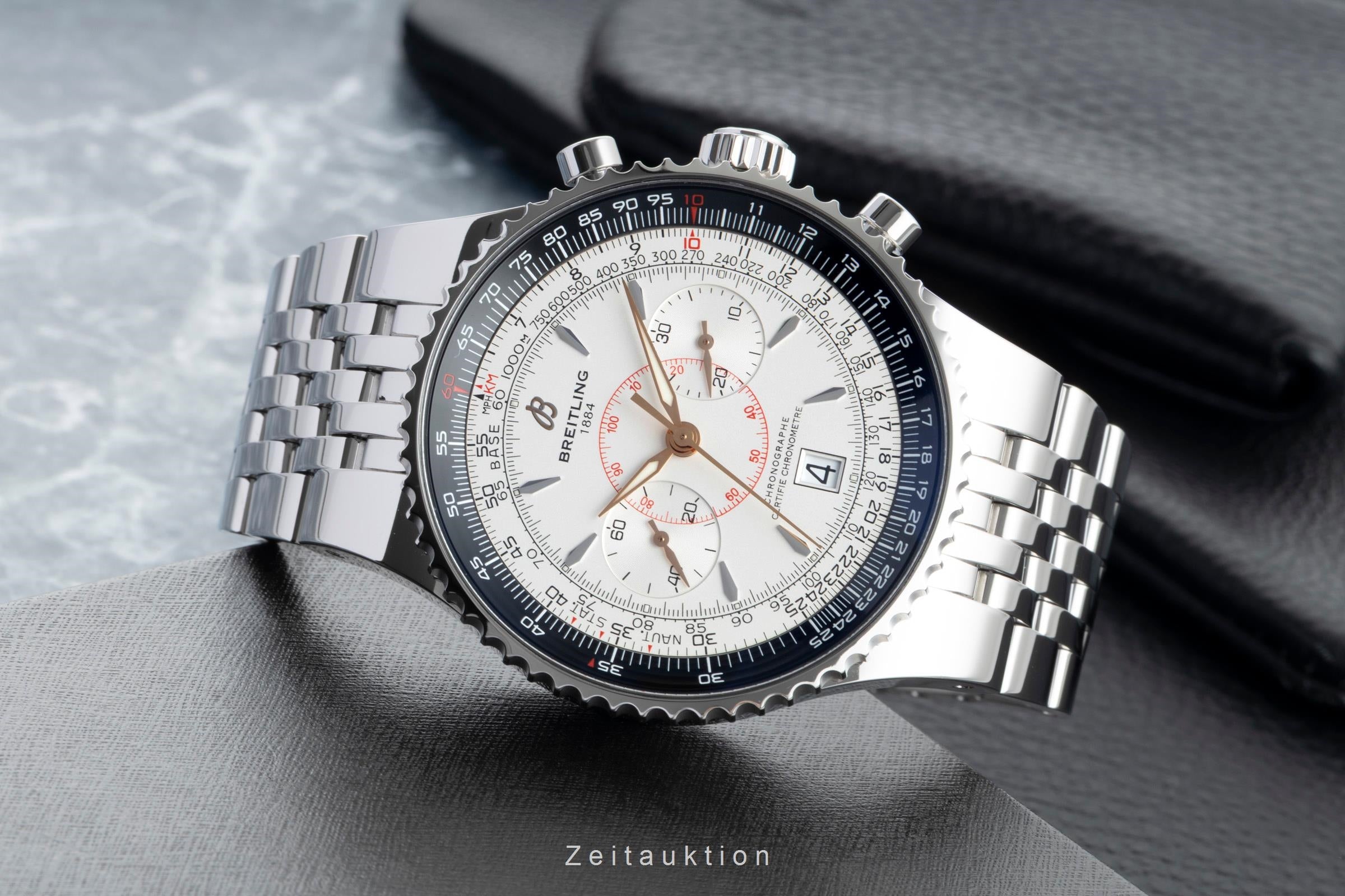 Breitling Montbrillant cronografo acciaio automatismo orologio da uomo A23340  [2601969]