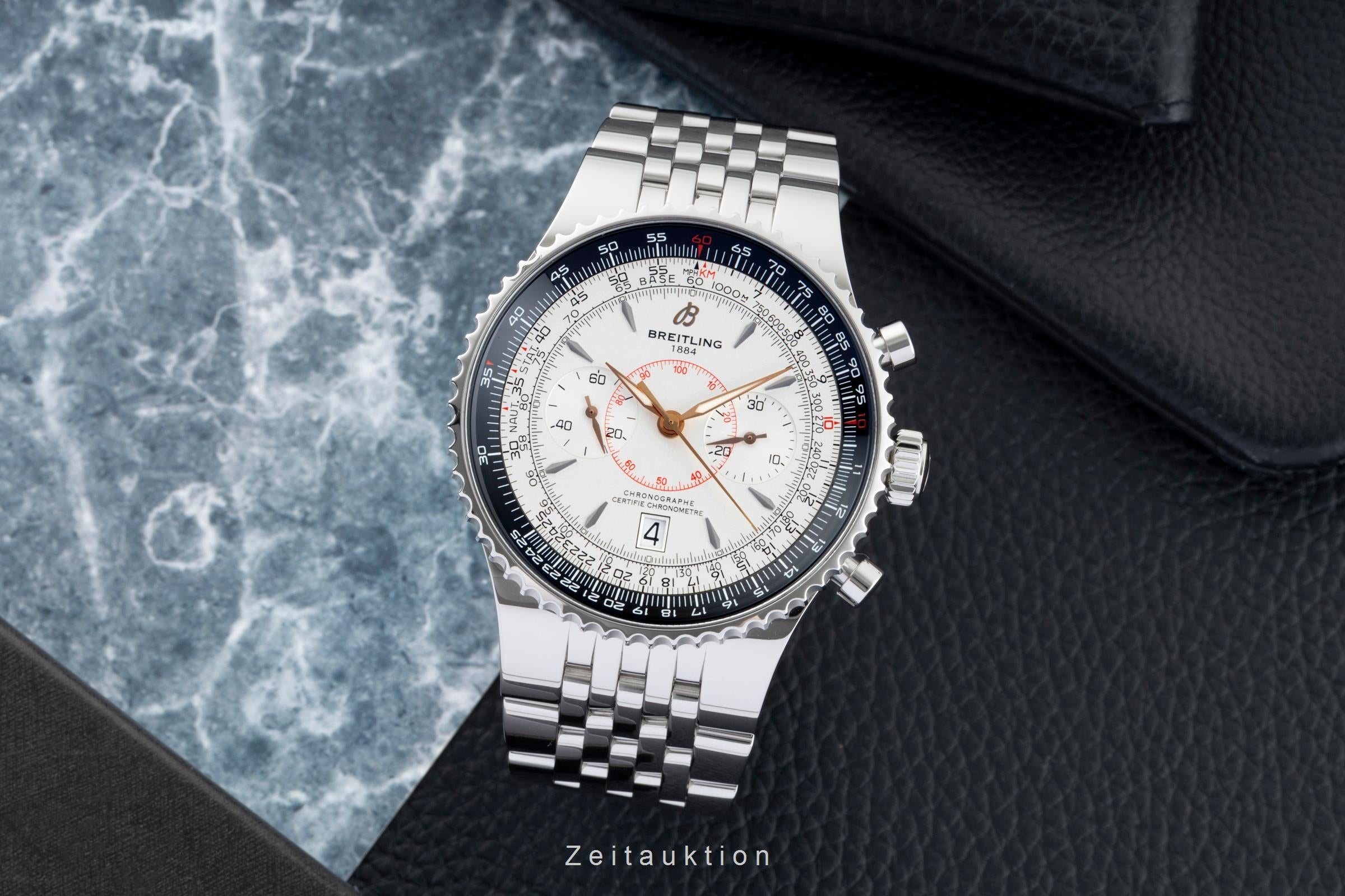 Breitling Montbrillant cronografo acciaio automatismo orologio da uomo A23340  [2601969]