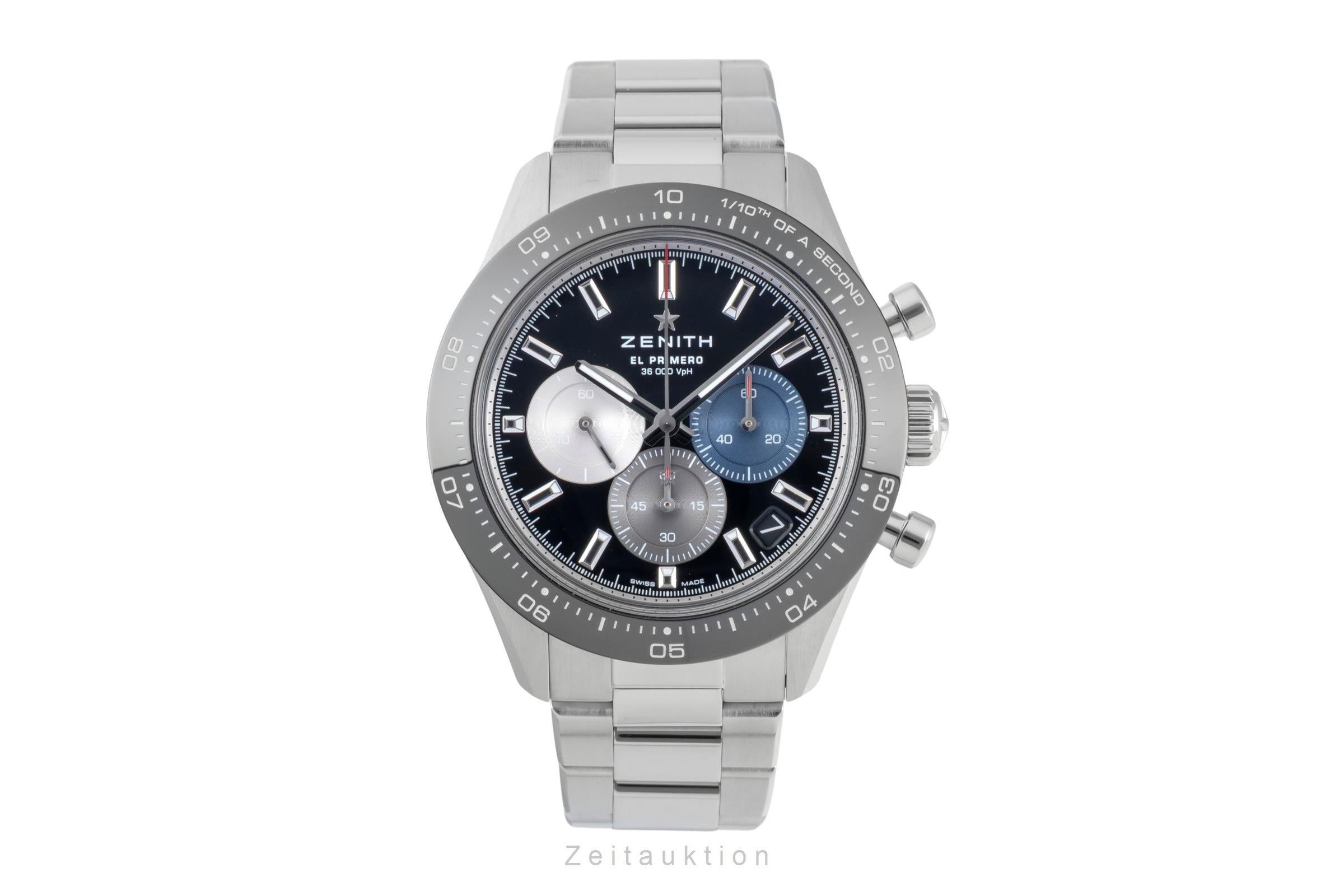 Zenith Chronomaster cronógrafo acero automático Kal. 3600 Ref