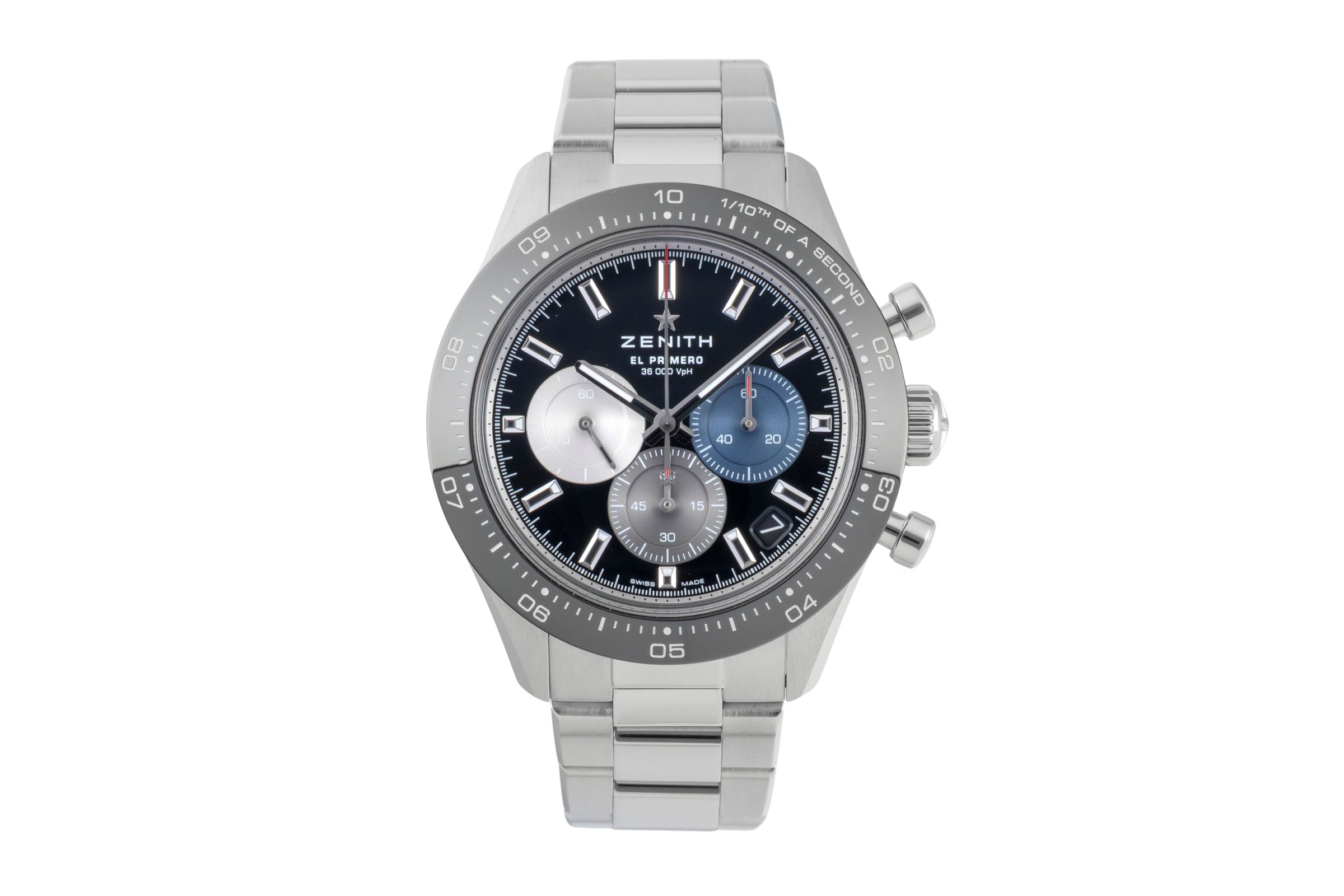Zenith Chronomaster chronograph steel automatic men's watch 03.3100.3600/21.M3100 LP: 12200EUR  [2601974]