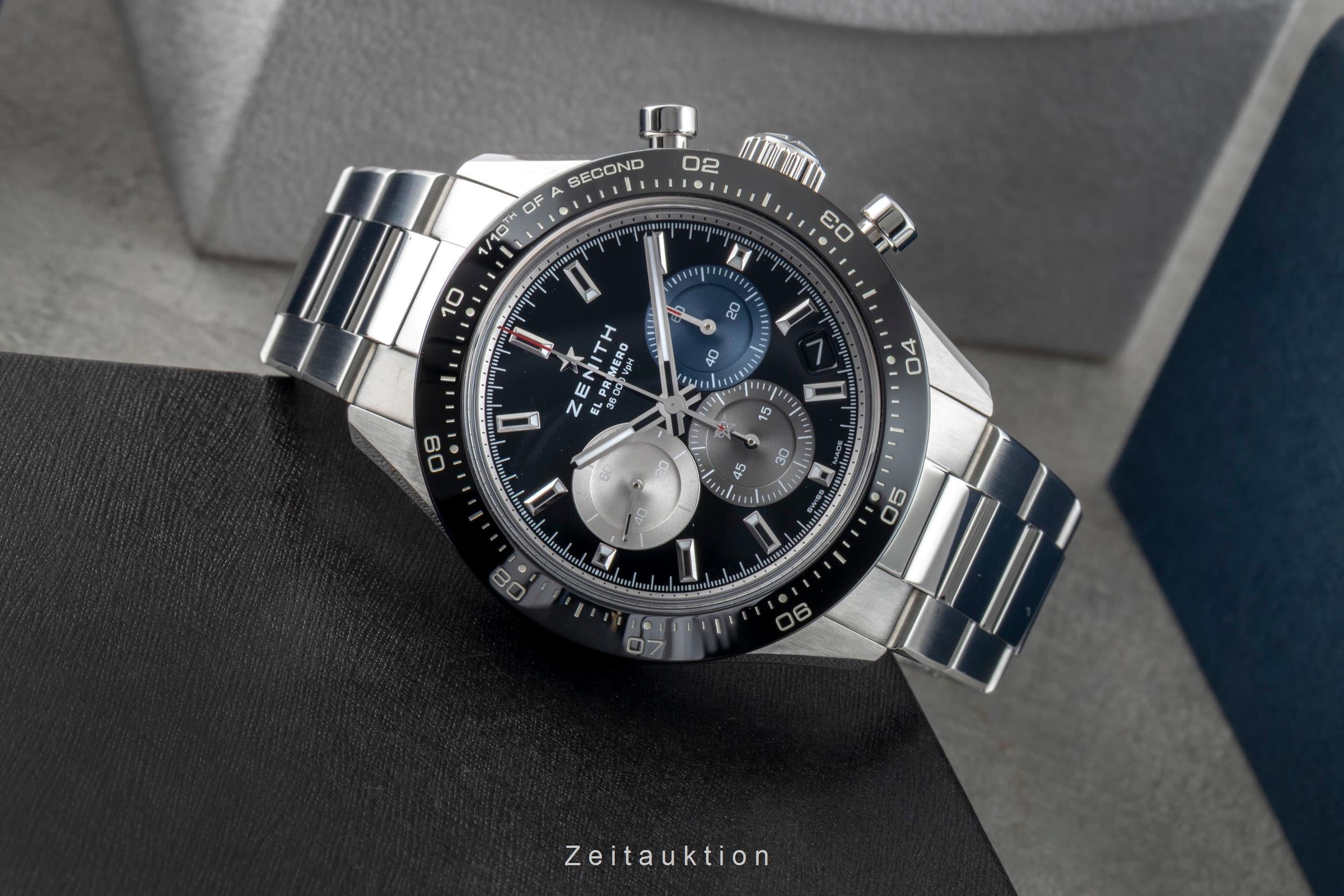 Zenith Chronomaster cronógrafo acero automático Kal. 3600 Ref