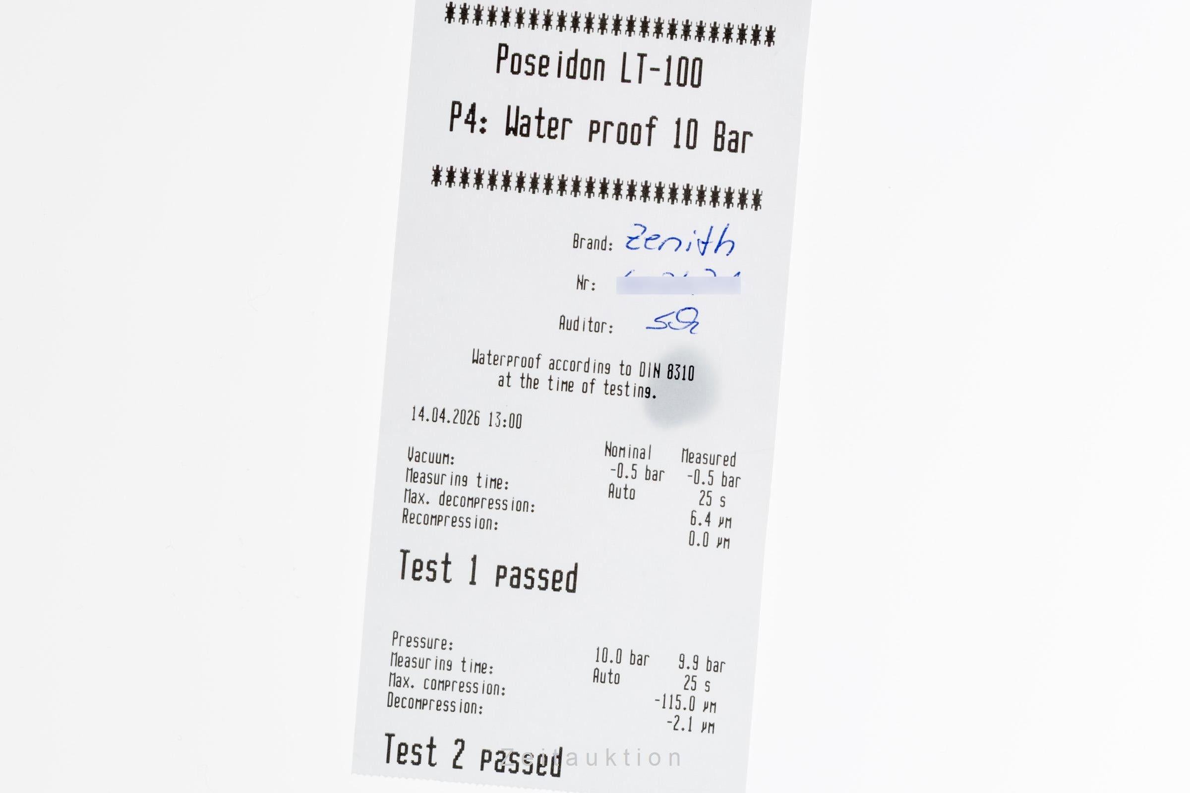 Zenith Chronomaster Chronograph Stahl Automatik Ref. 03.3100.3600/21.M3100 B&P [2601974]