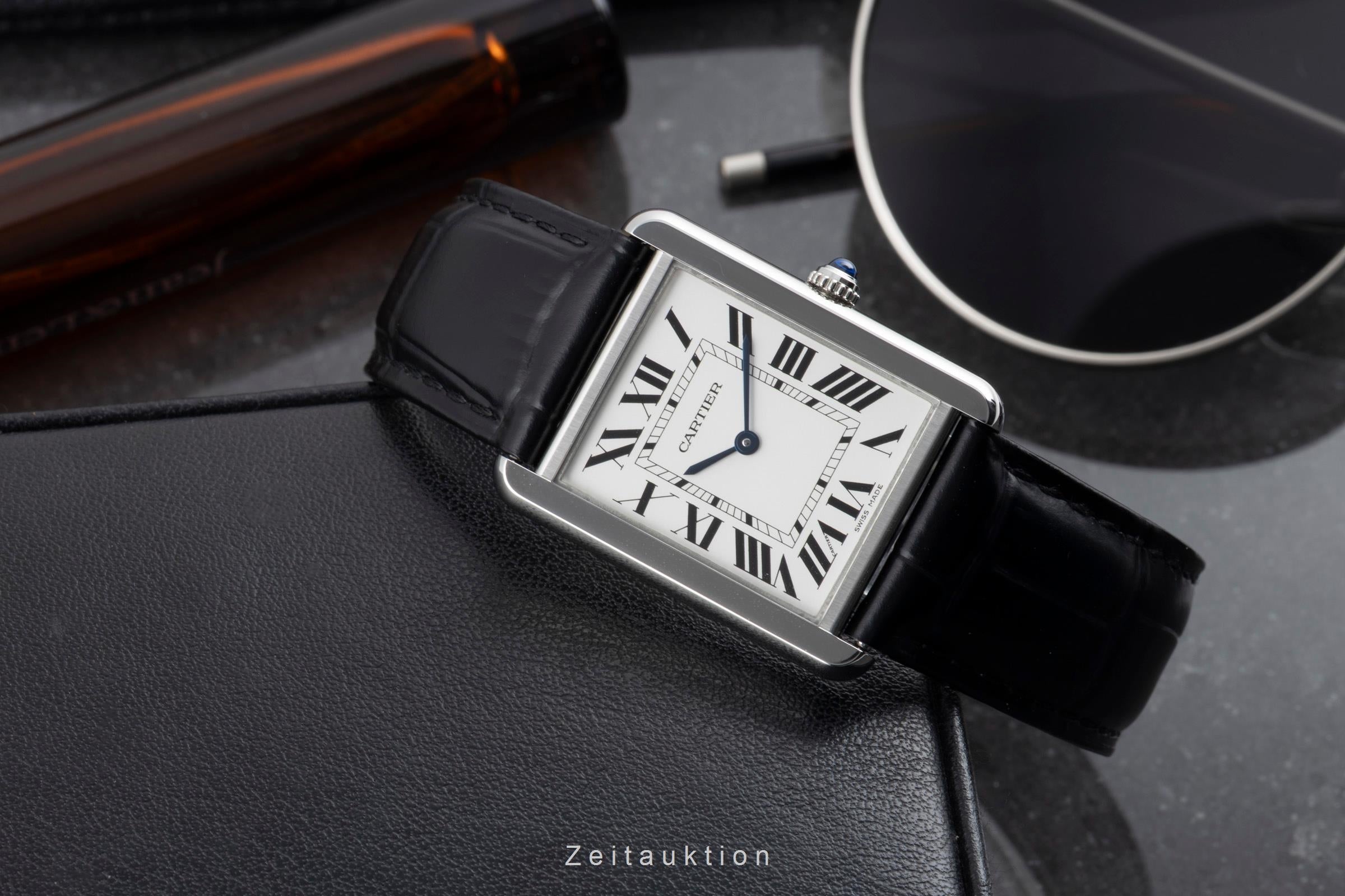 Cartier Tank acciaio quarzo orologio da uomo WSTA0028  [2601977]