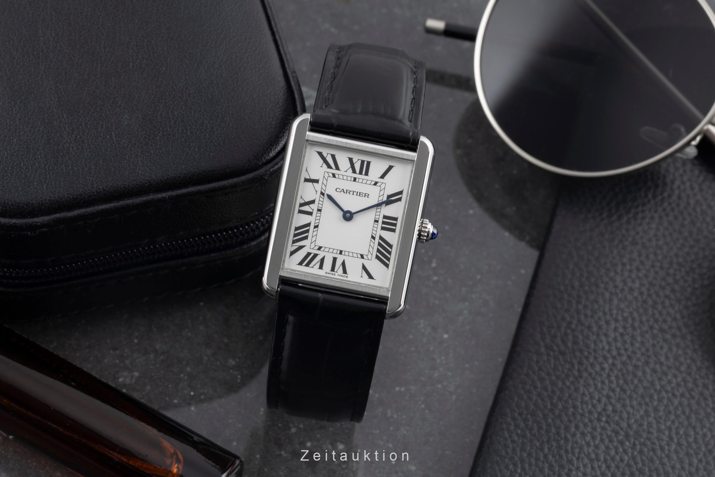 Cartier Tank acciaio quarzo orologio da uomo WSTA0028  [2601977]