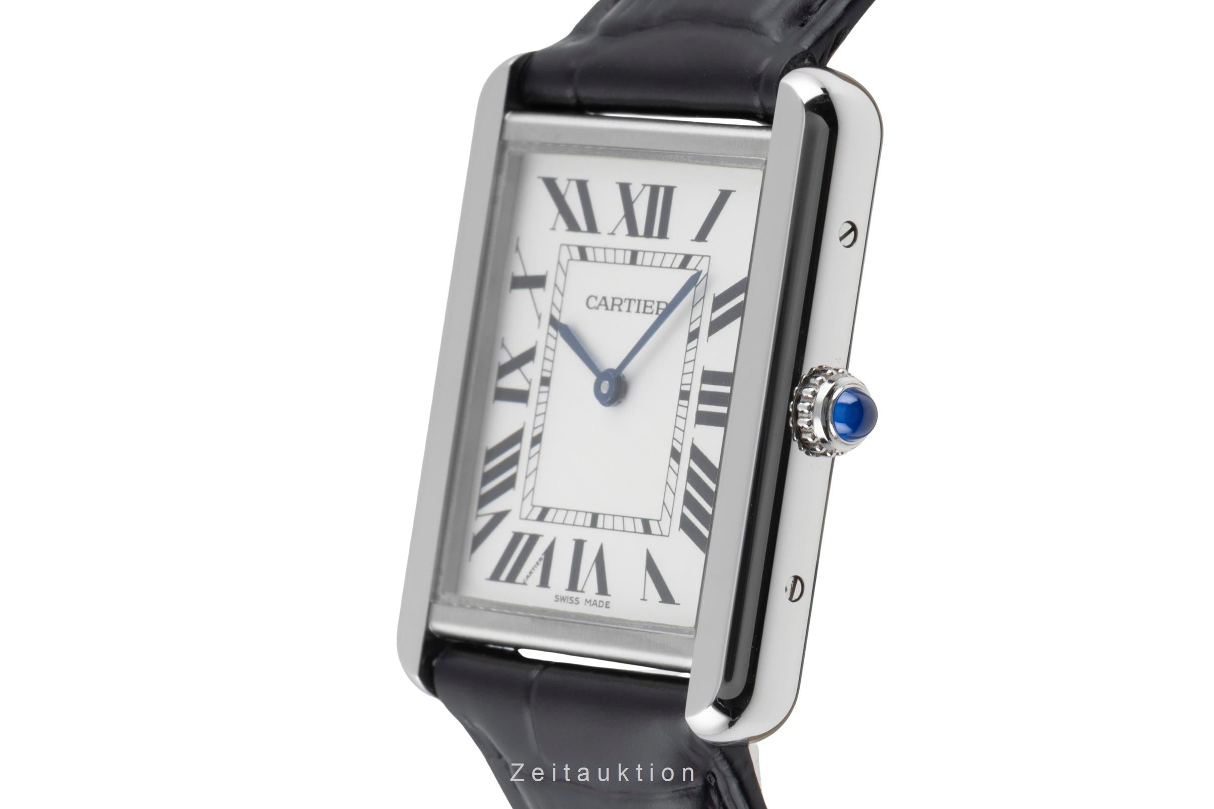 Cartier Tank acciaio quarzo orologio da uomo WSTA0028  [2601977]