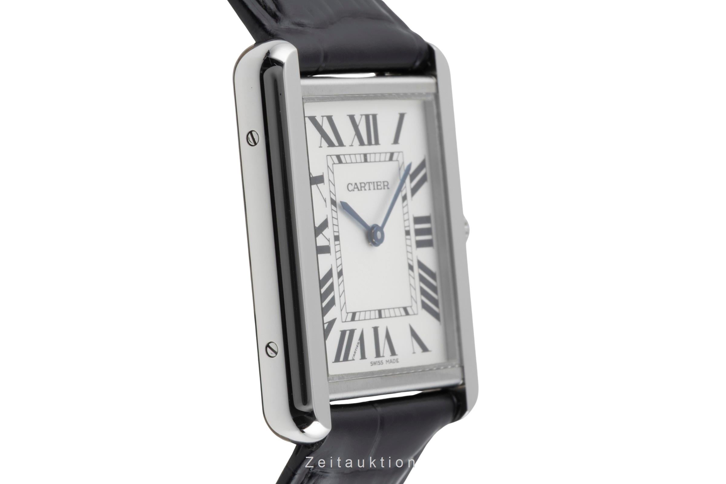 Cartier Tank acciaio quarzo orologio da uomo WSTA0028  [2601977]