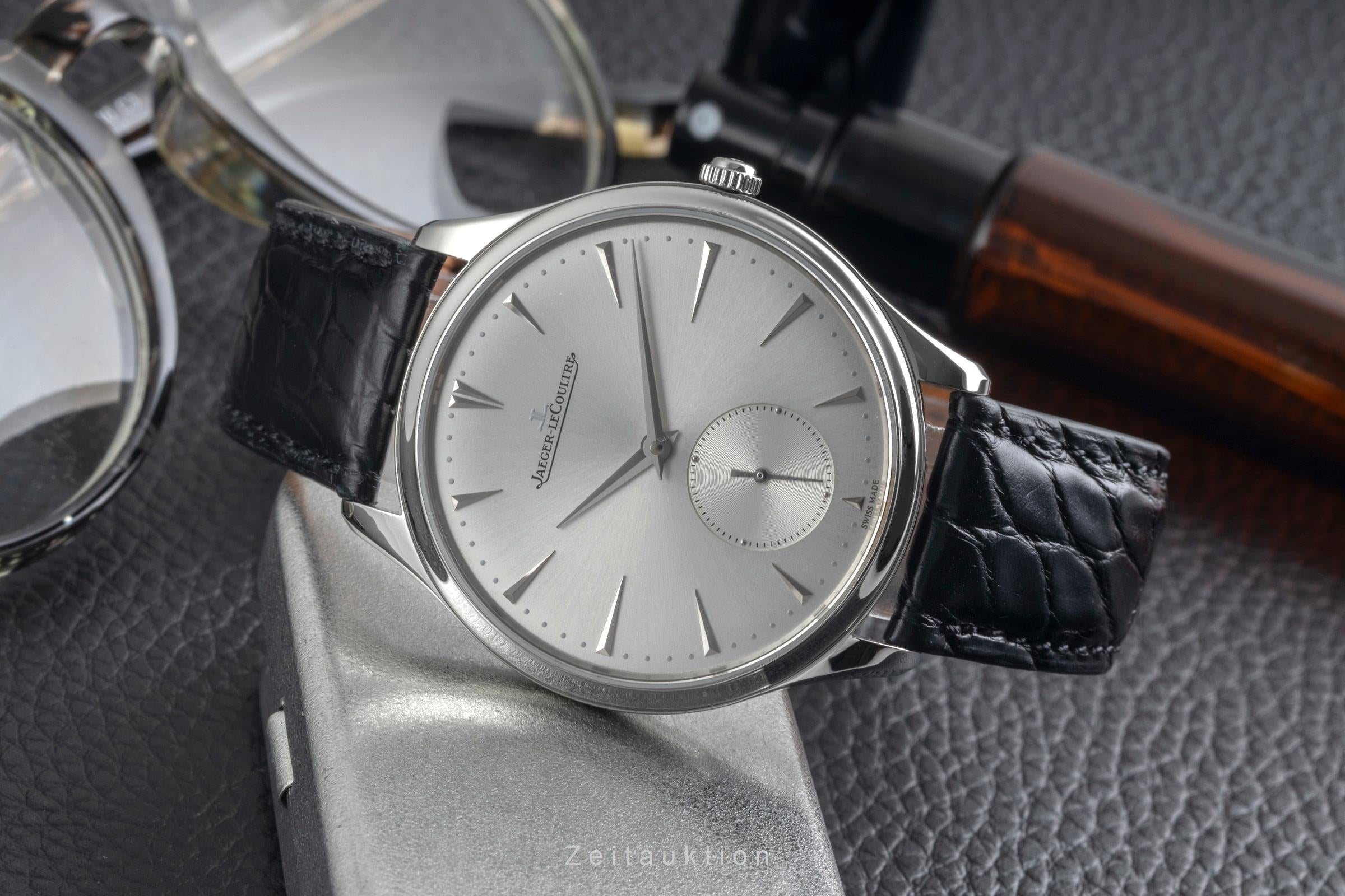 Jaeger LeCoultre Master Ultra Thin 38 acciaio automatismo orologio da uomo Q1278420  171.8.90.S  [2601979]