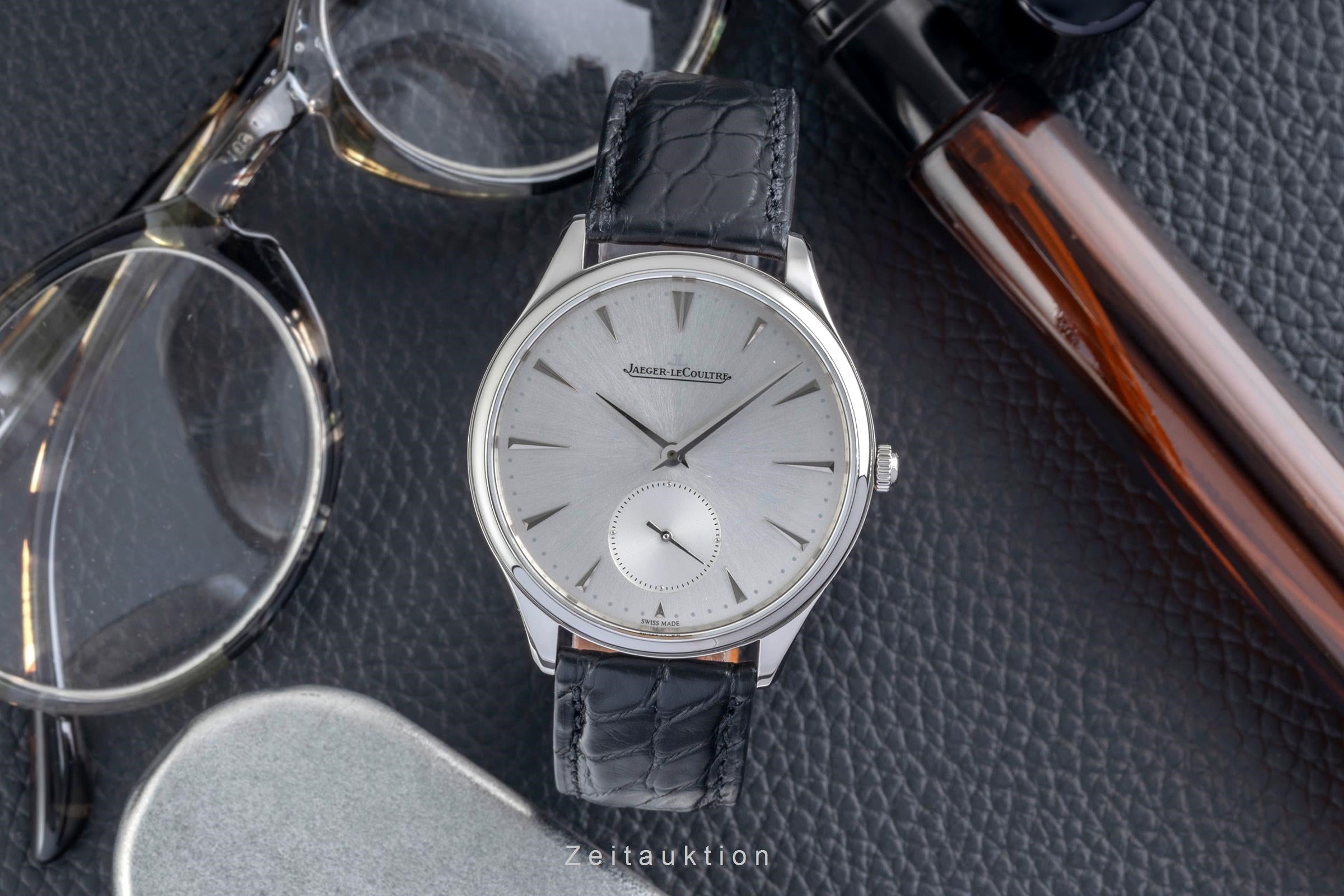 Jaeger LeCoultre Master Ultra Thin 38 acciaio automatismo orologio da uomo Q1278420  171.8.90.S  [2601979]
