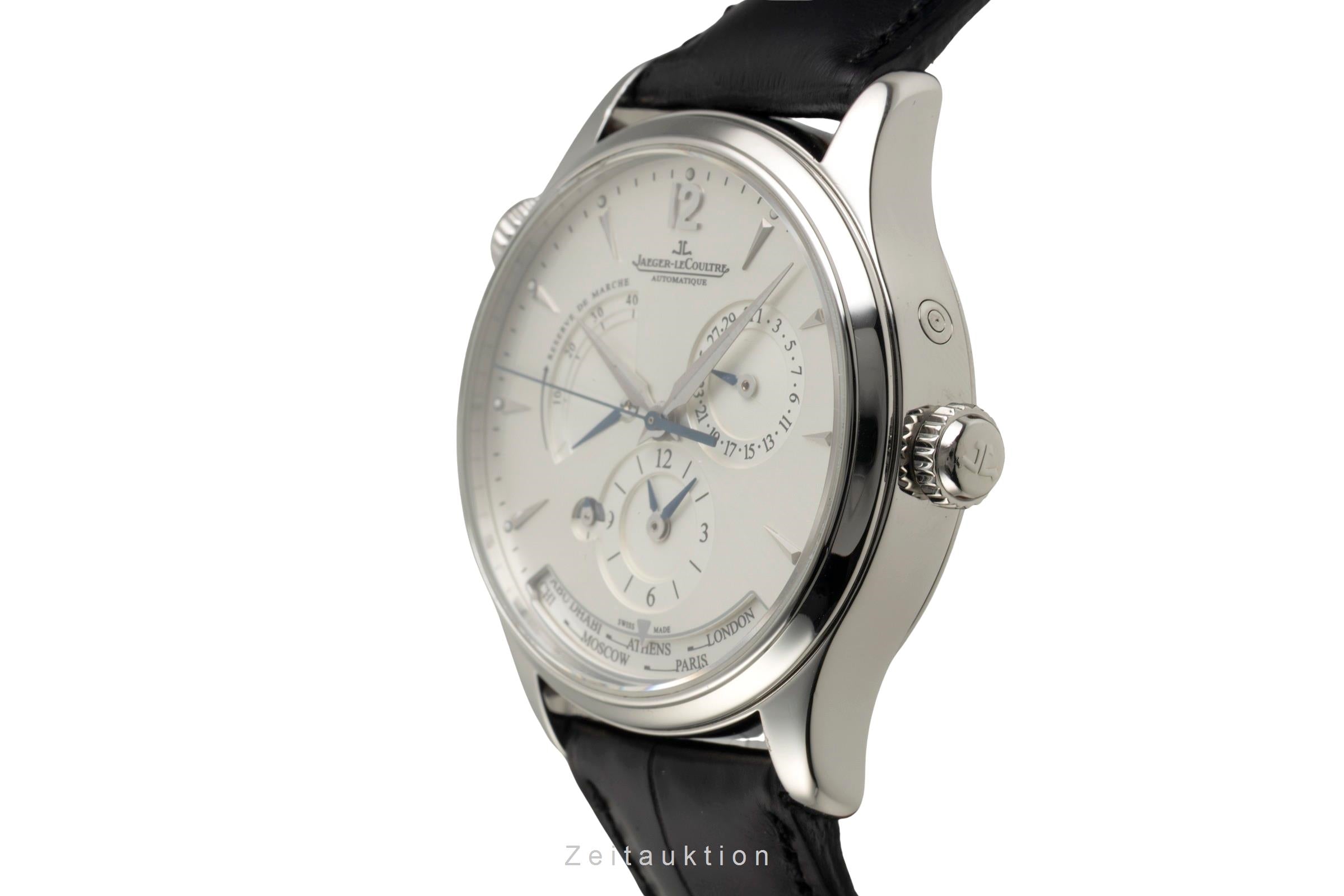 Jaeger LeCoultre Master Geographic acero automático reloj para caballeros Q1428421   176.8.29.S LP: 16200EUR  [2601980]