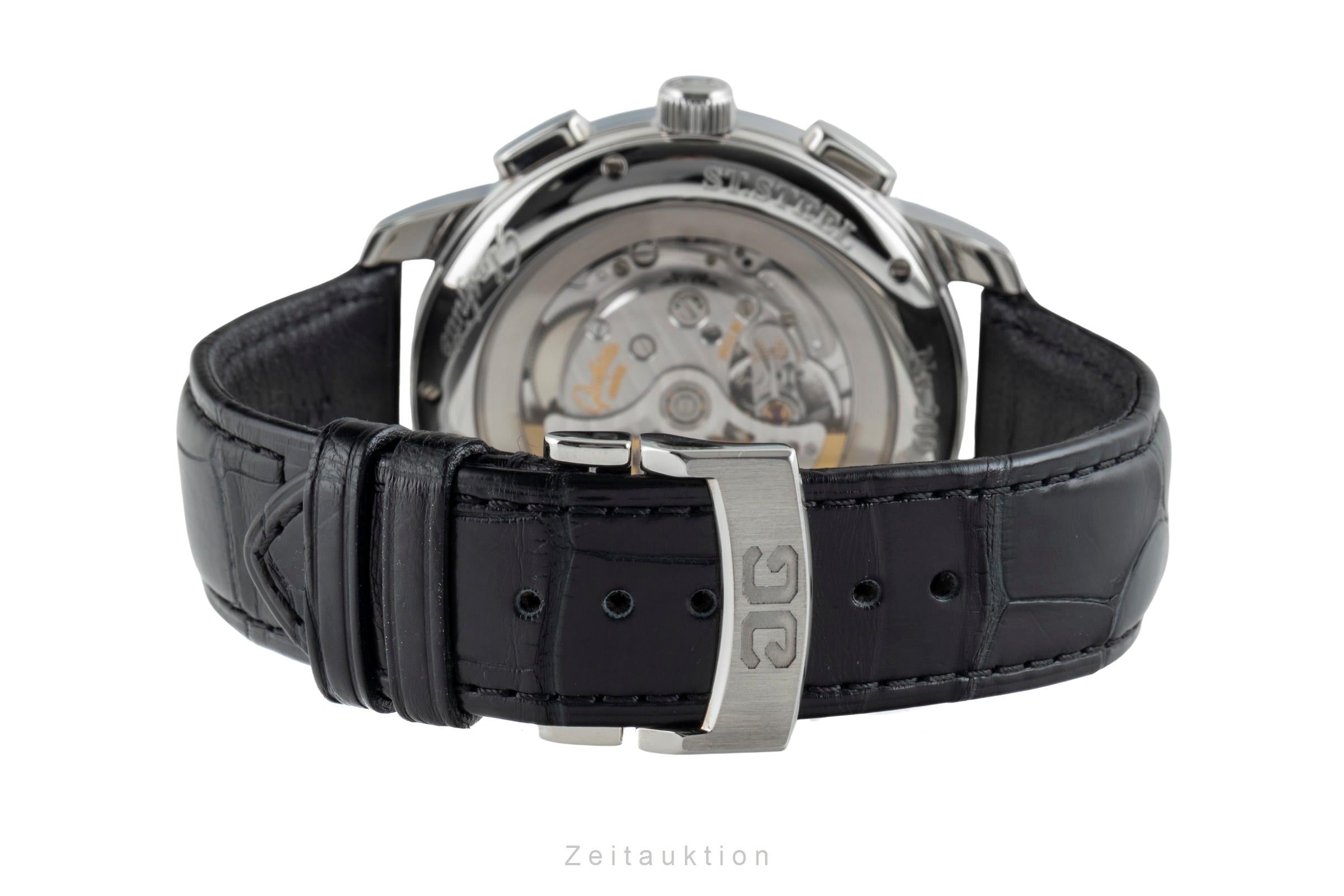 Glashütte Senator Chronograph Stahl Automatik Herrenuhr Ref. 1-39-34-21-42-04  [2601981]