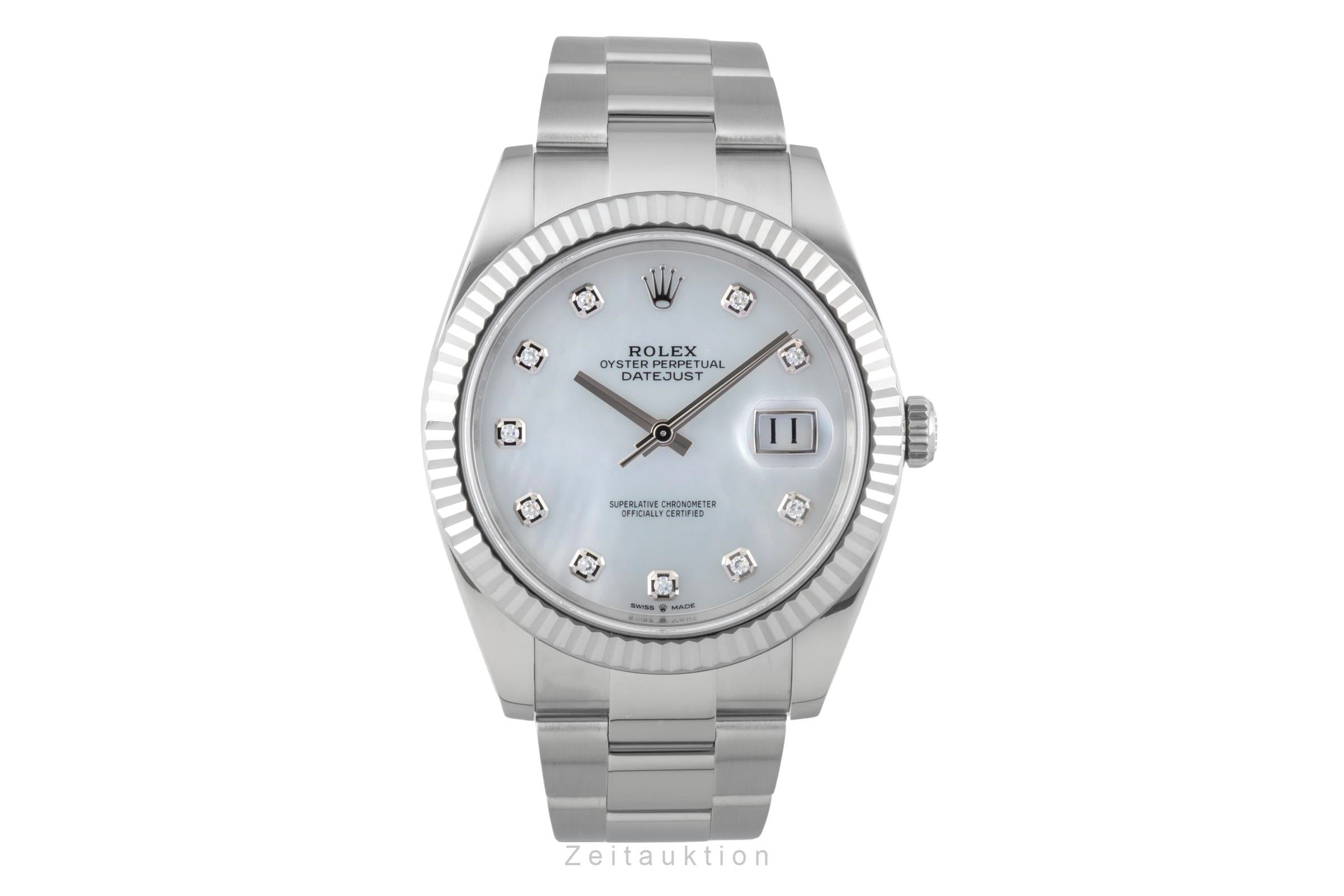 Rolex Datejust steel / white gold automatic men's watch 126334  [2601983]