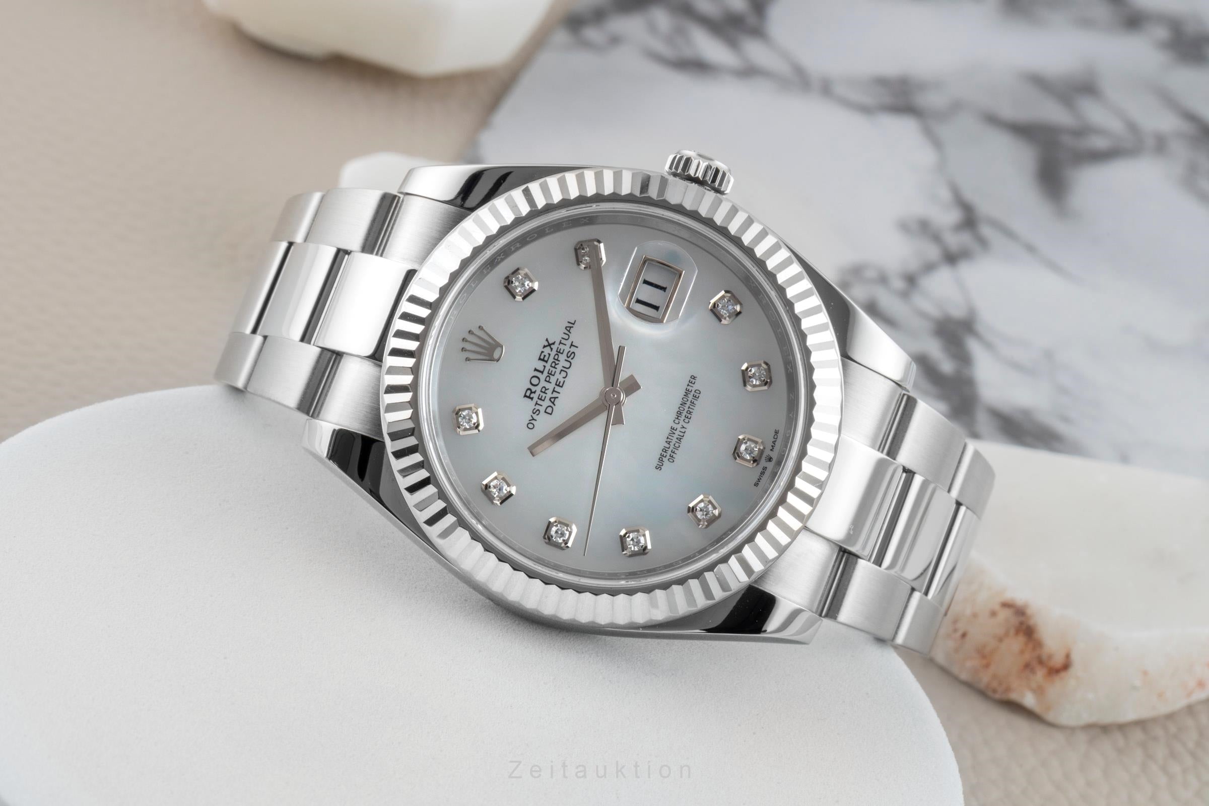 Rolex Datejust steel / white gold automatic men's watch 126334  [2601983]