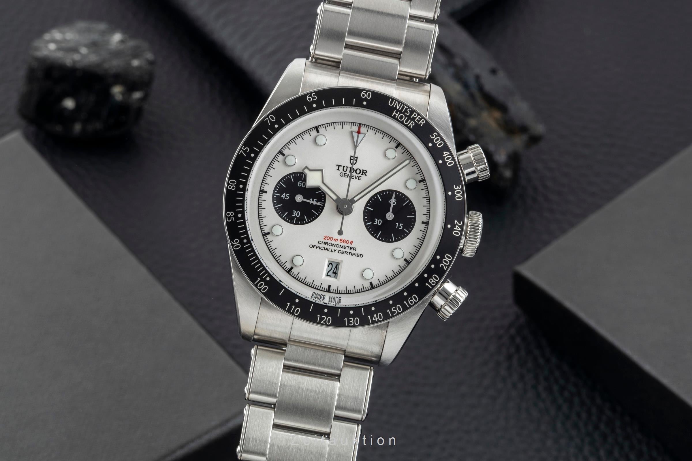 Tudor Black Bay chronographe acier automatique montre pour hommes 79360N  [2601984]