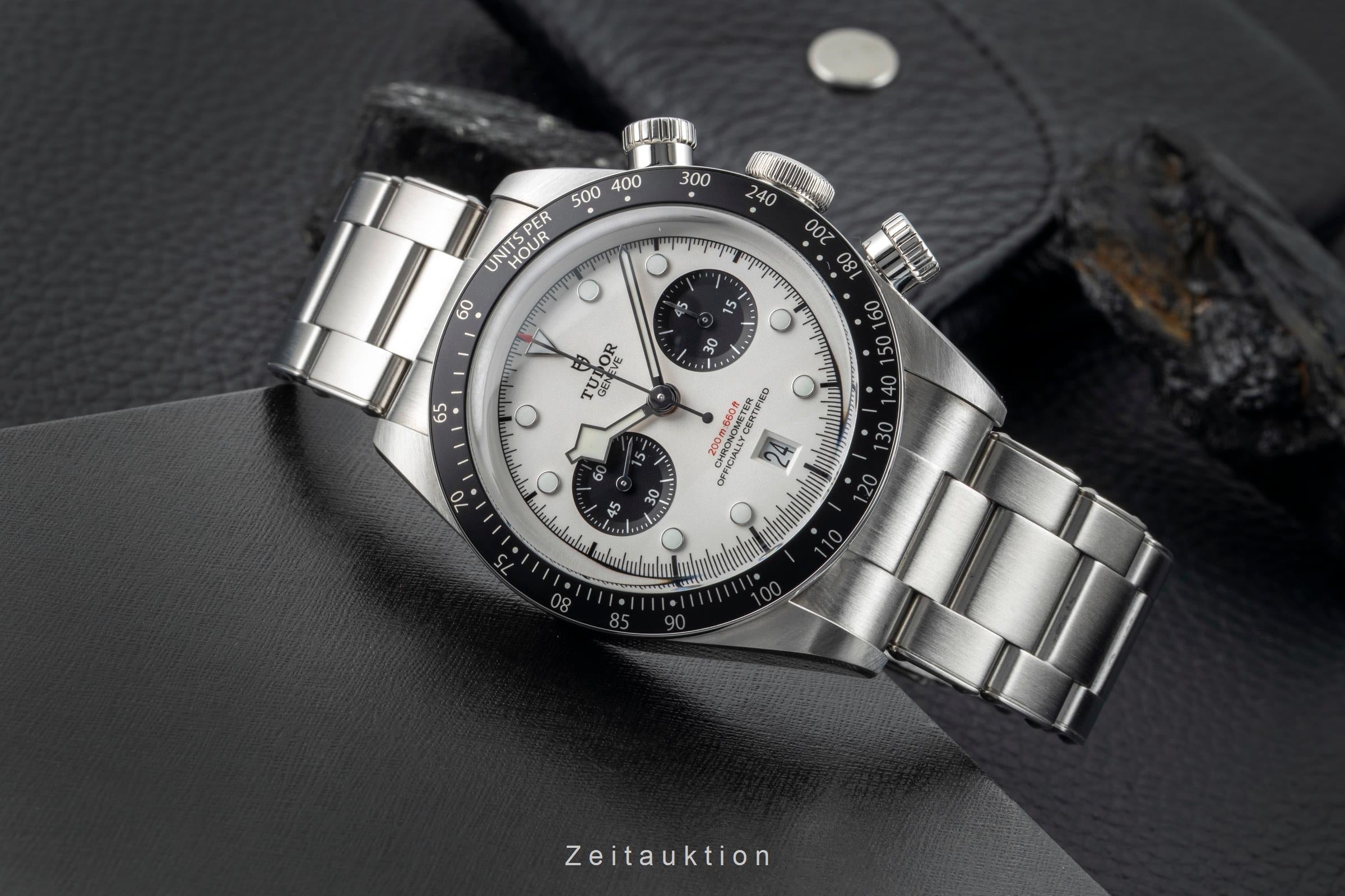Tudor Black Bay chronographe acier automatique montre pour hommes 79360N  [2601984]