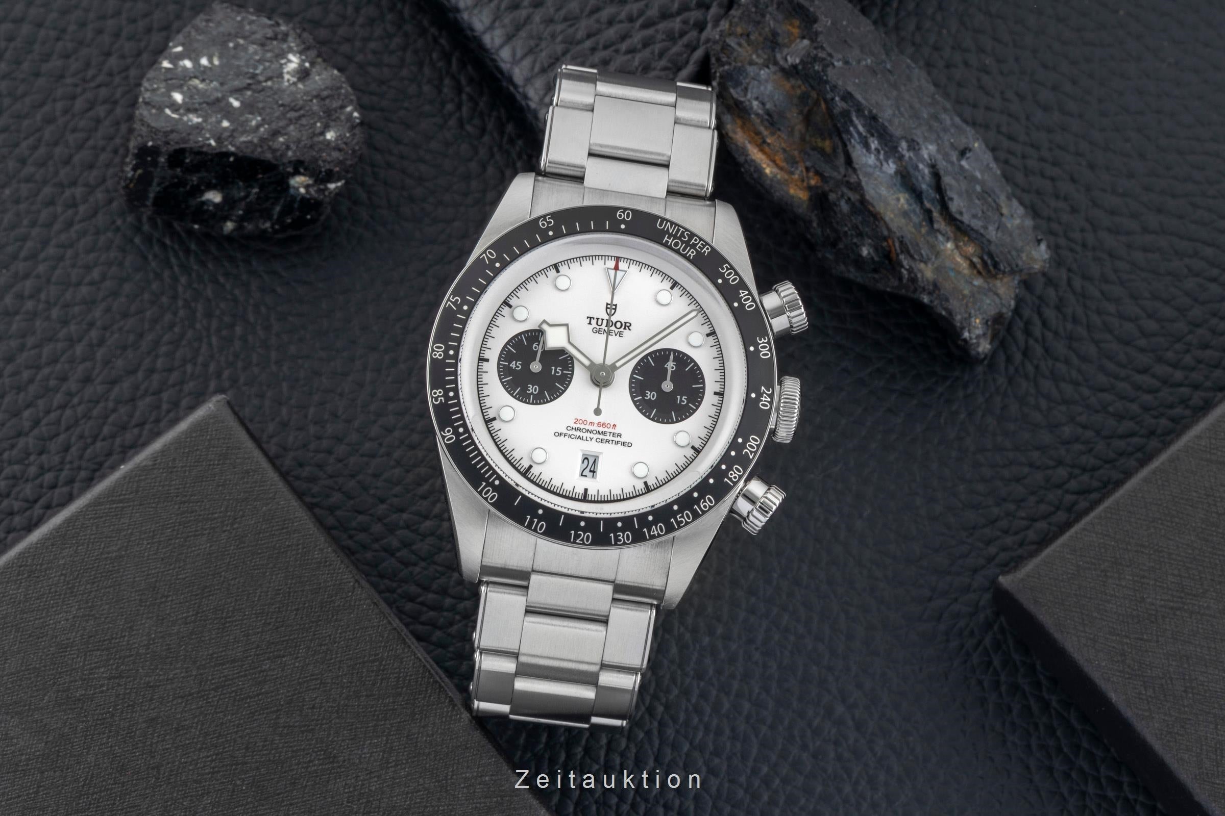 Tudor Black Bay chronographe acier automatique montre pour hommes 79360N  [2601984]
