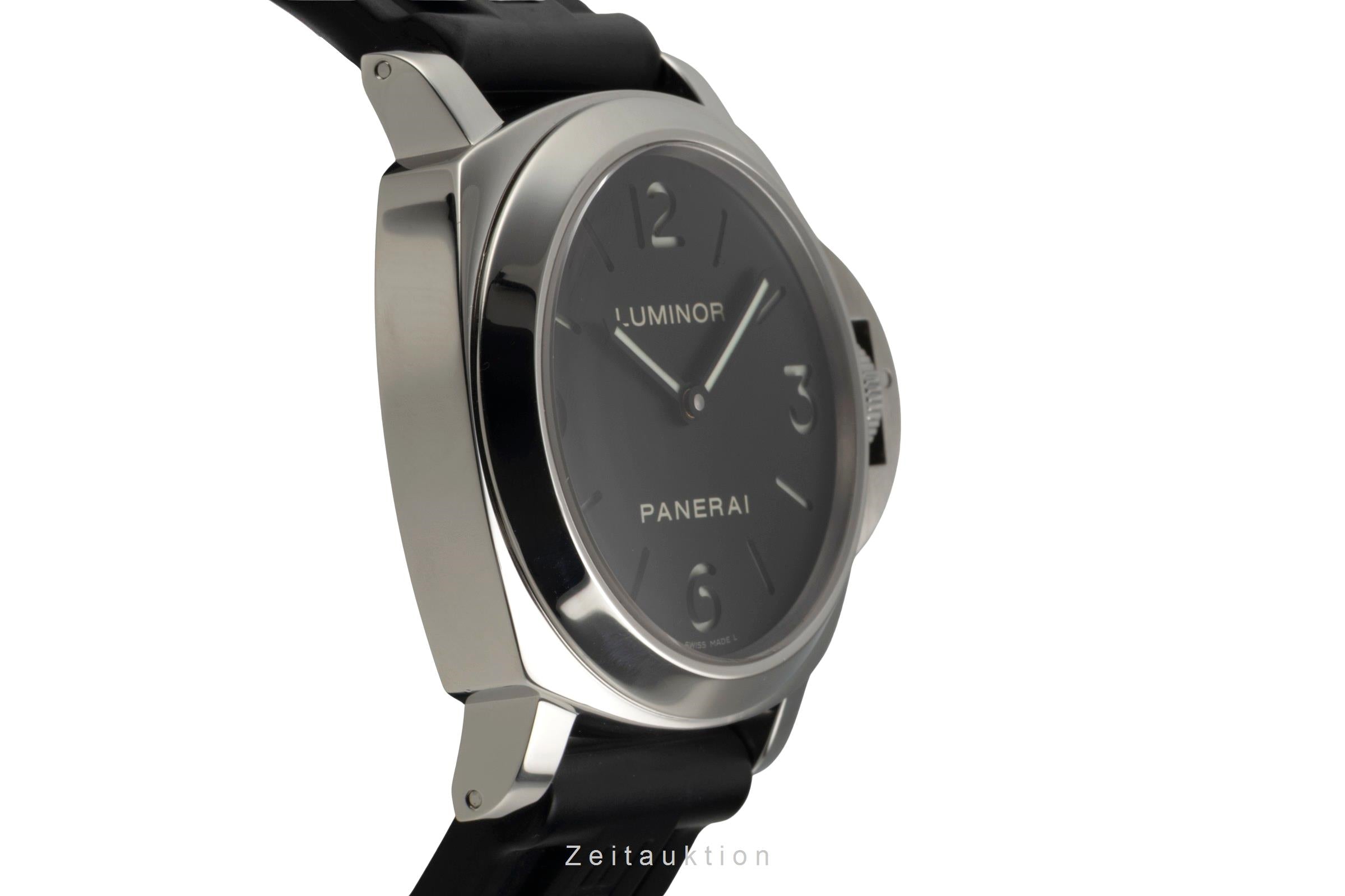 Panerai Luminor Base Handaufzug Edelstahl Herrenuhr Ref. PAM00112 VP: 5700 € [2601986]