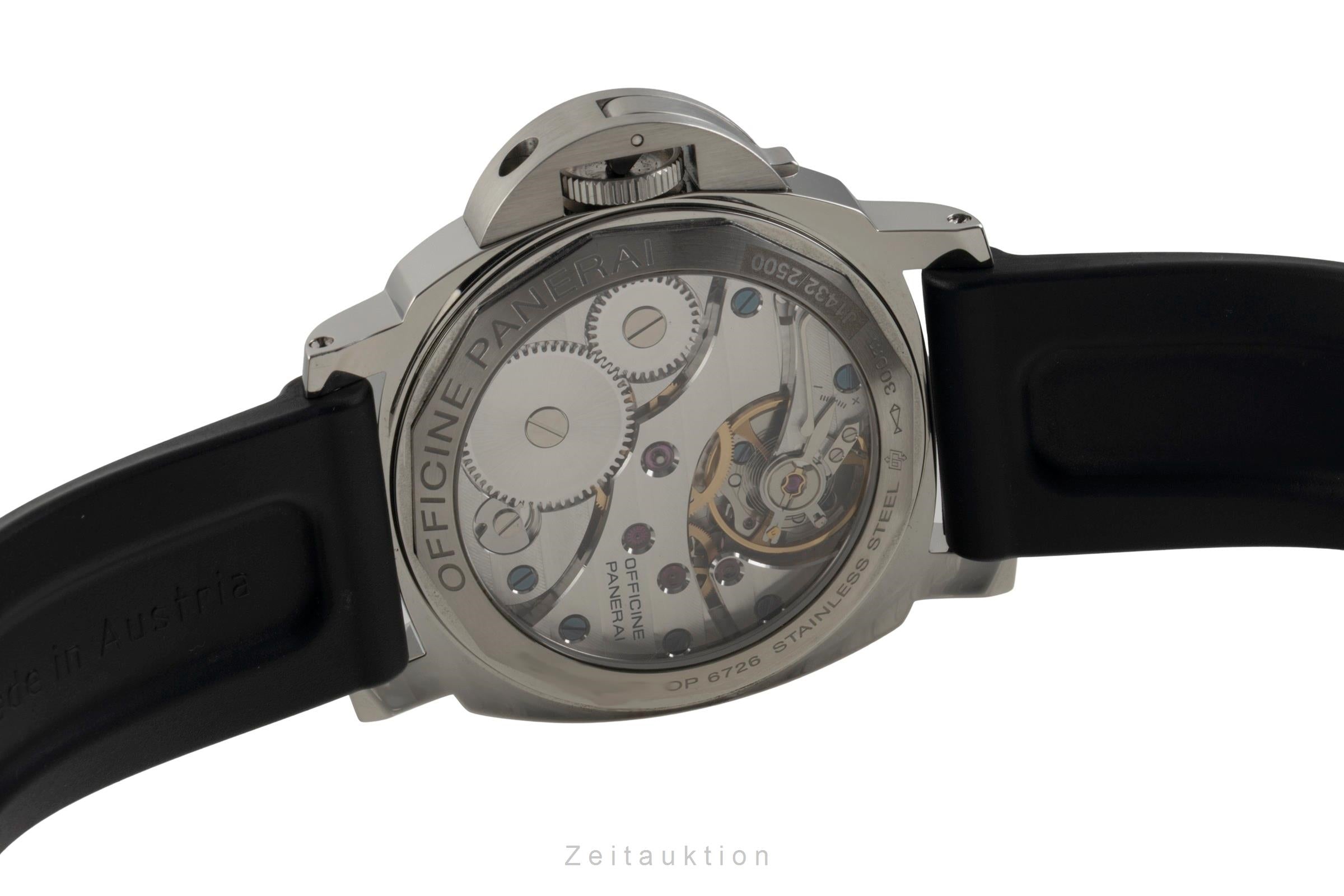 Panerai Luminor Base Handaufzug Edelstahl Herrenuhr Ref. PAM00112 VP: 5700 € [2601986]