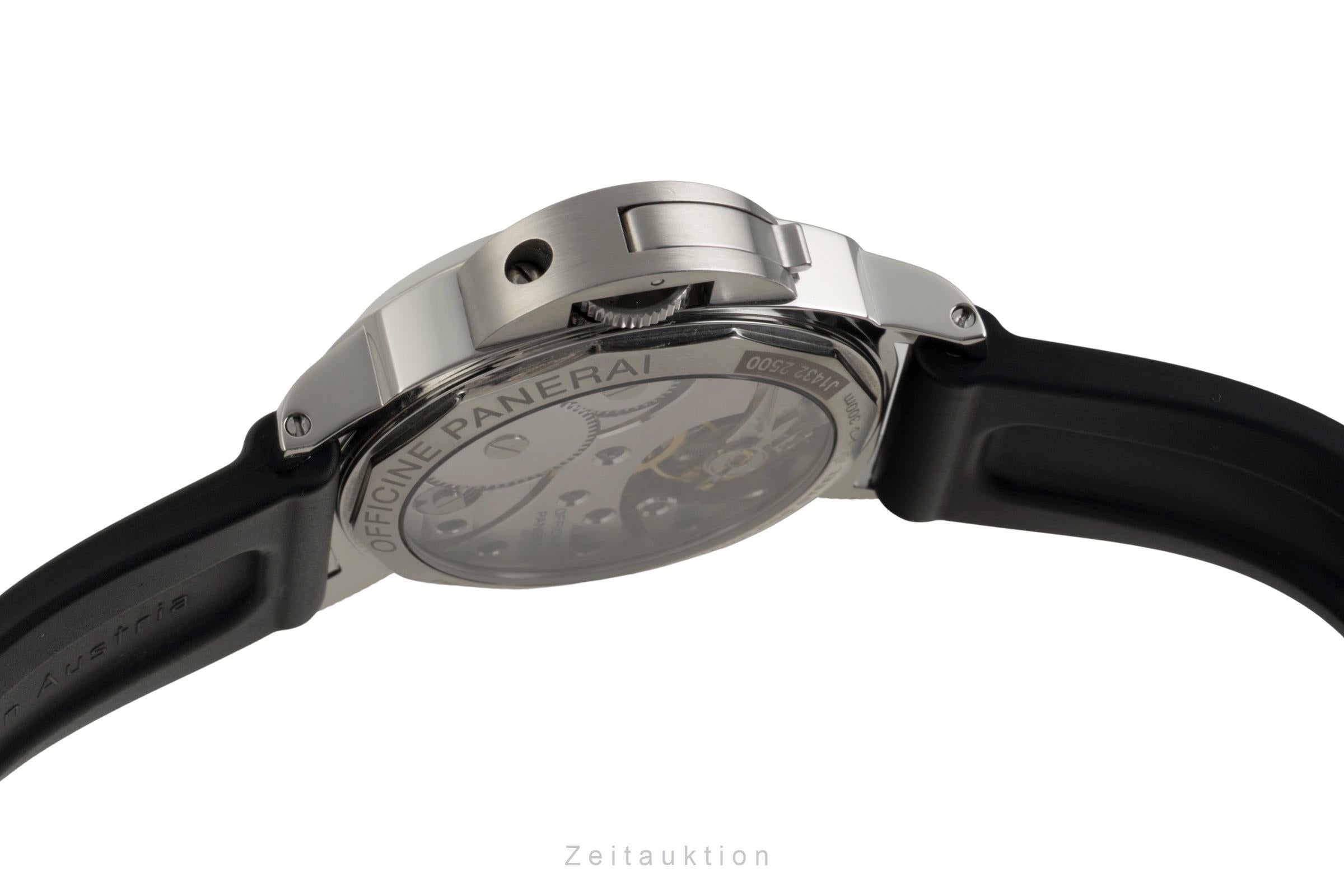 Panerai Luminor Base Handaufzug Edelstahl Herrenuhr Ref. PAM00112 VP: 5700 € [2601986]
