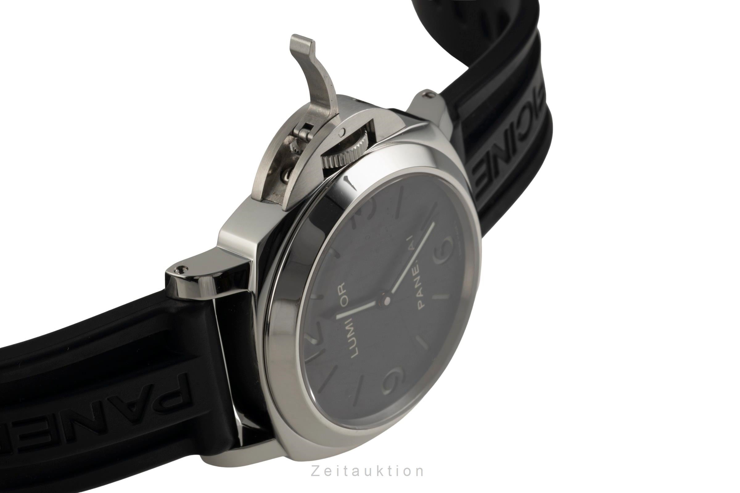 Panerai Luminor Base Handaufzug Edelstahl Herrenuhr Ref. PAM00112 VP: 5700 € [2601986]