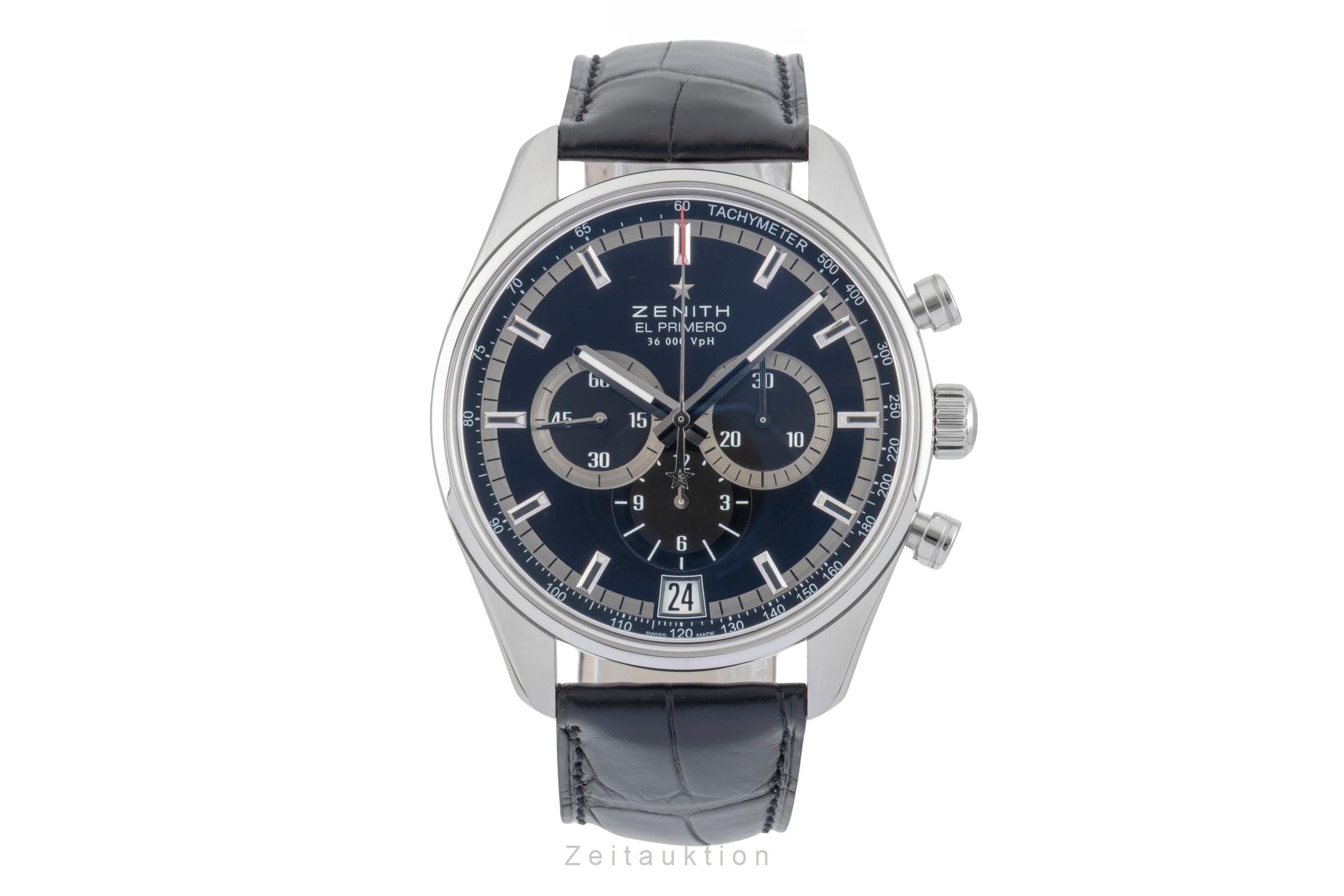 Zenith El Primero chronograph steel automatic men's watch 03.2040.400/21.C496  [2601987]