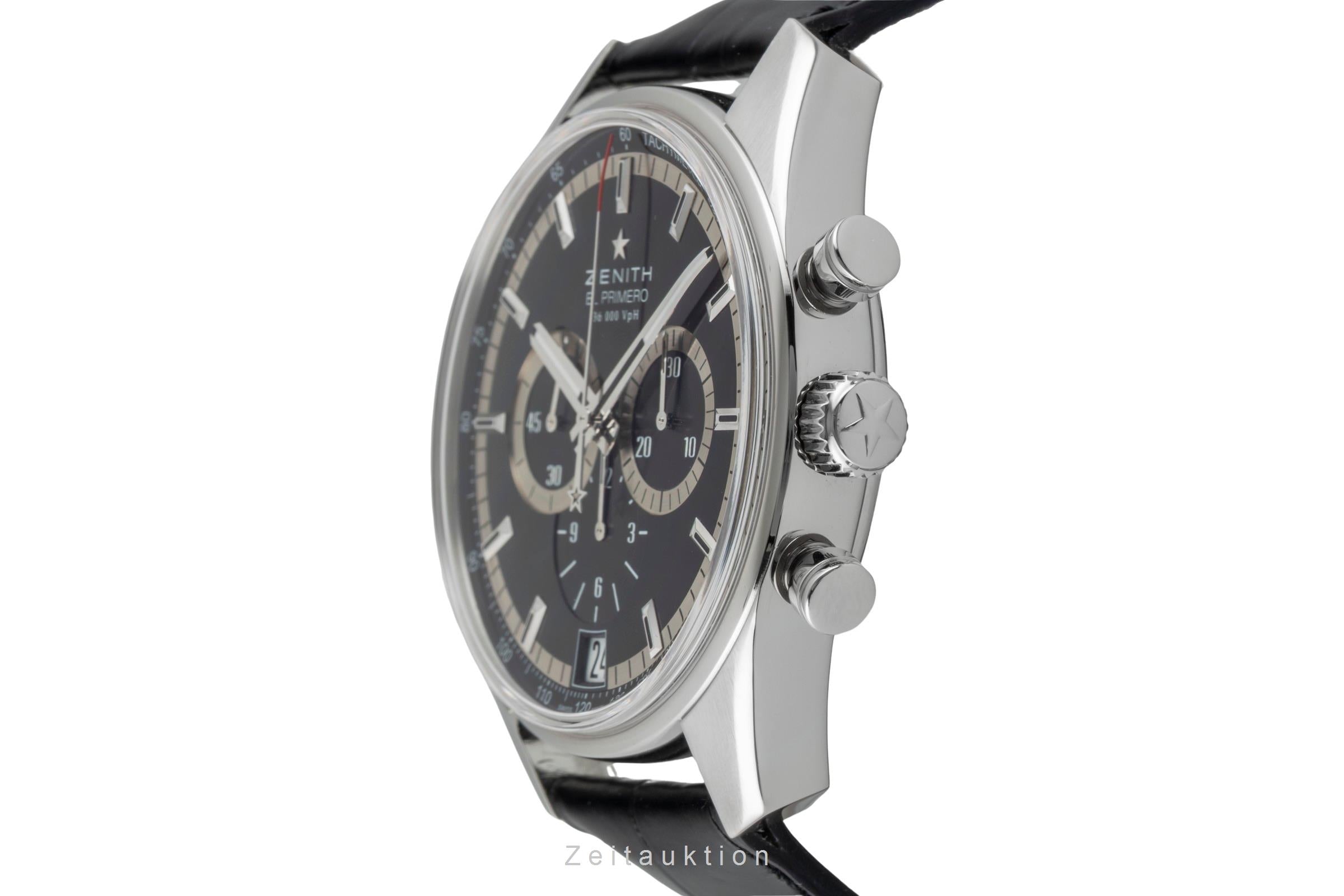 Zenith El Primero chronograph steel automatic men's watch 03.2040.400/21.C496  [2601987]