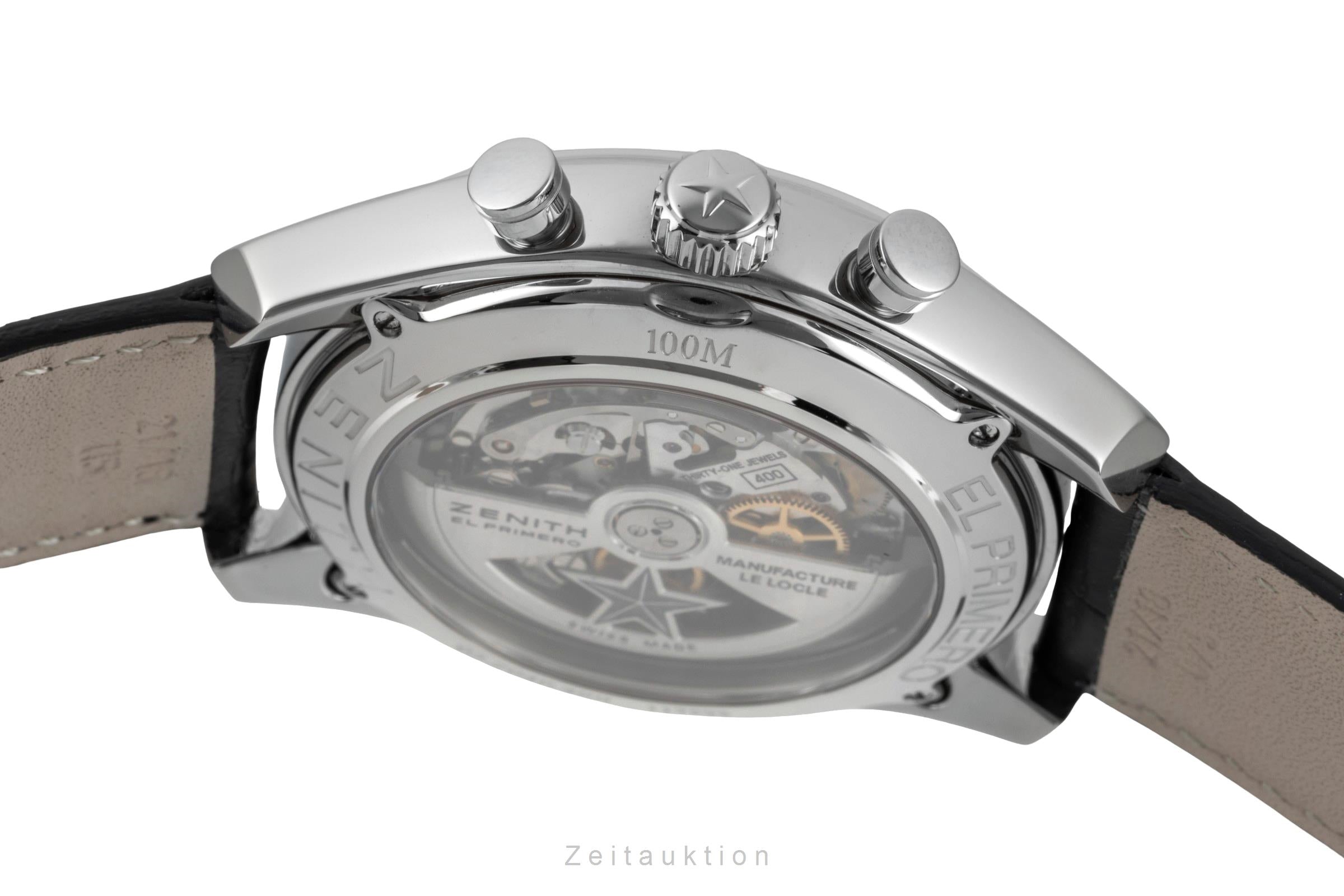 Zenith El Primero chronograph steel automatic men's watch 03.2040.400/21.C496  [2601987]