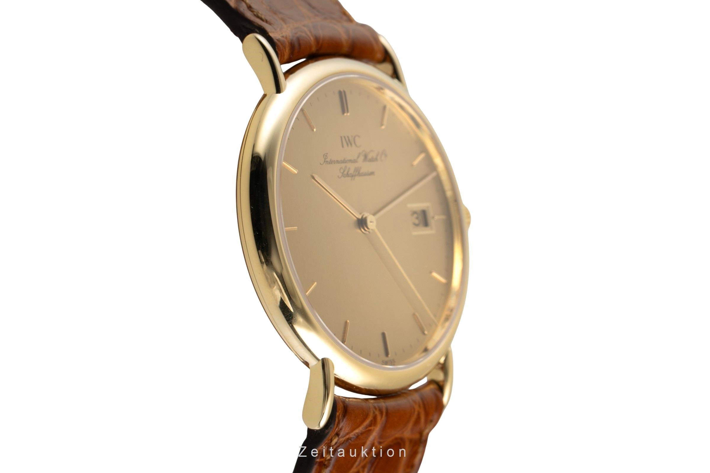 IWC Portofino 18k (0,750) Gold White Dial Quarz Ref. IW333101 Klassiker [2601988]