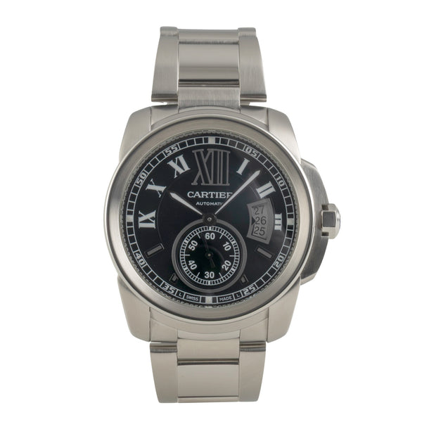 Cartier Calibre de Cartier acier automatique montre pour hommes WSCA0005  [2601990]
